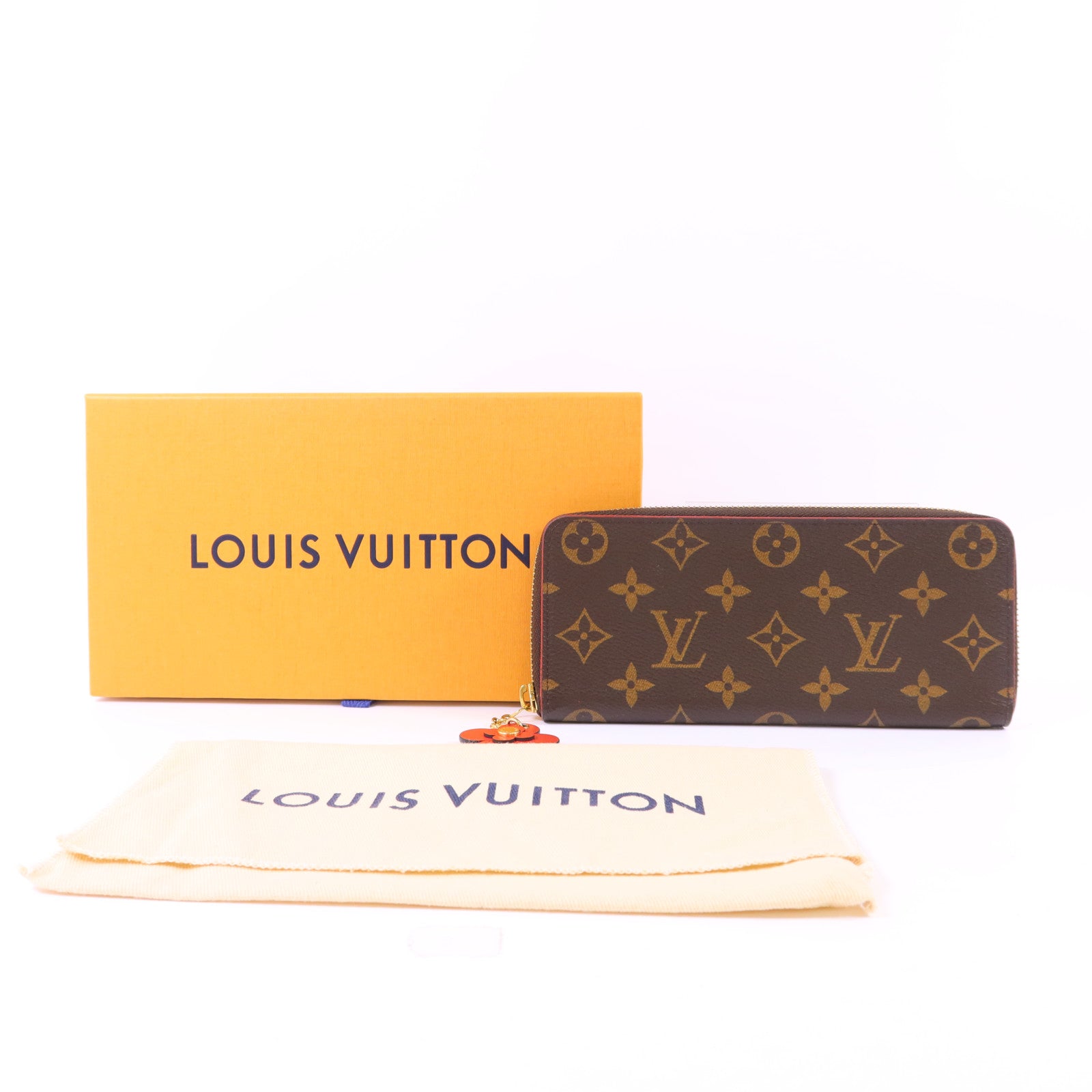 LOUIS VUITTON Monogram Zipper Long Wallet金扣長錢包