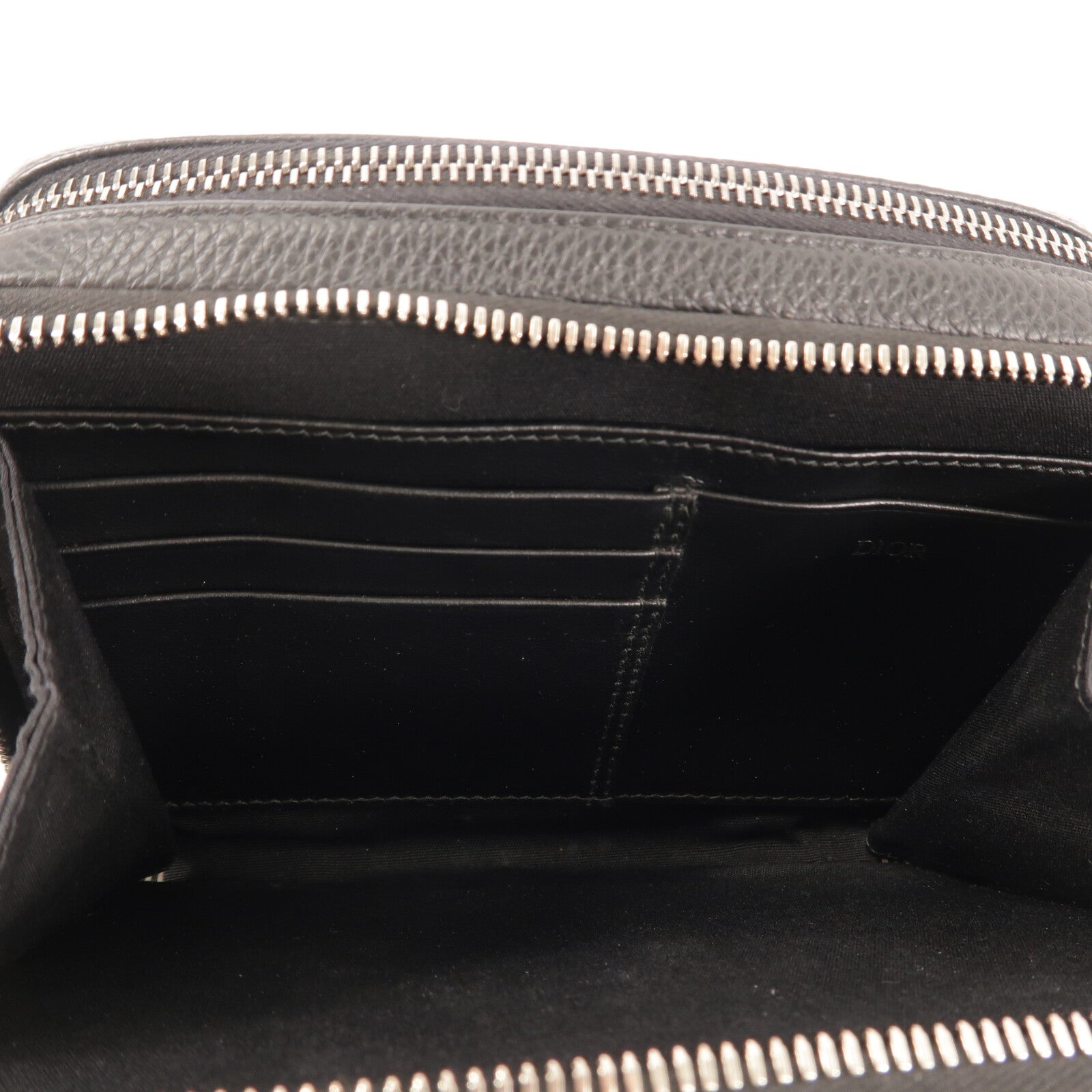 Dior 帆布Zipper Pouch With Strap肩背袋