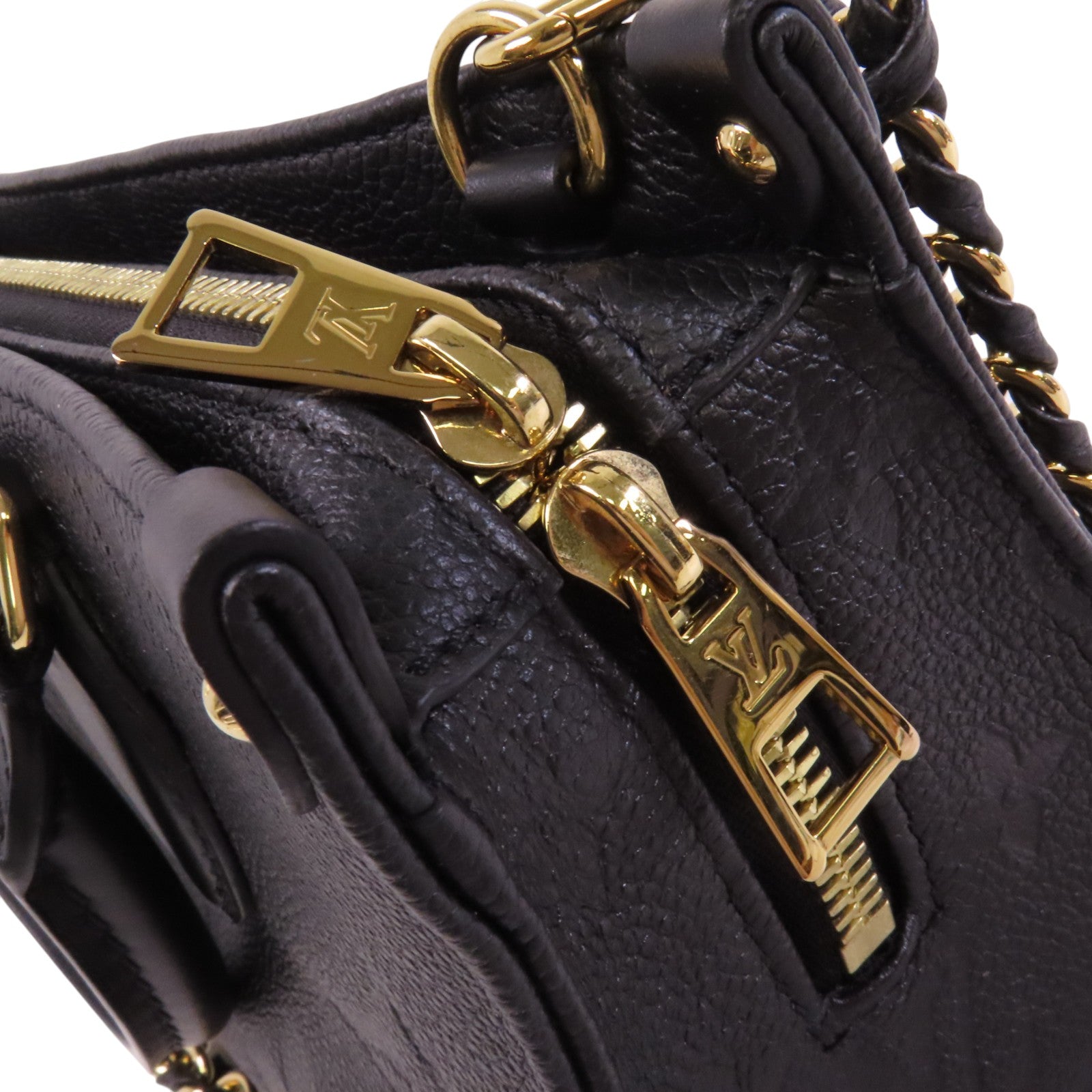 LOUIS VUITTON Monogram Empreinte OnTheGo East West金扣手挽肩背兩用袋