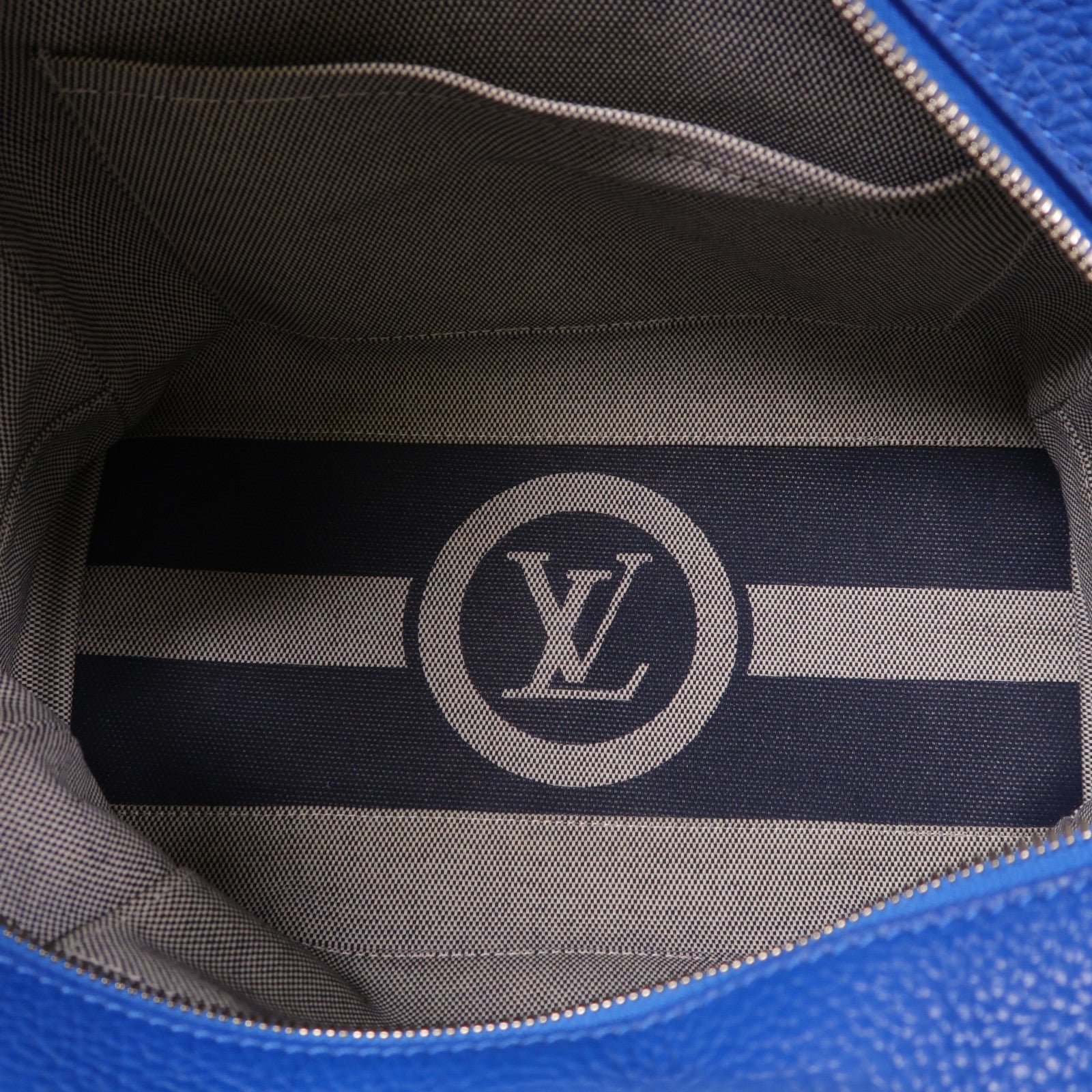 LOUIS VUITTON LV SHW Dora Ultra Soft MM 2 Way Shoulder Bag Calfskin Leather Blue