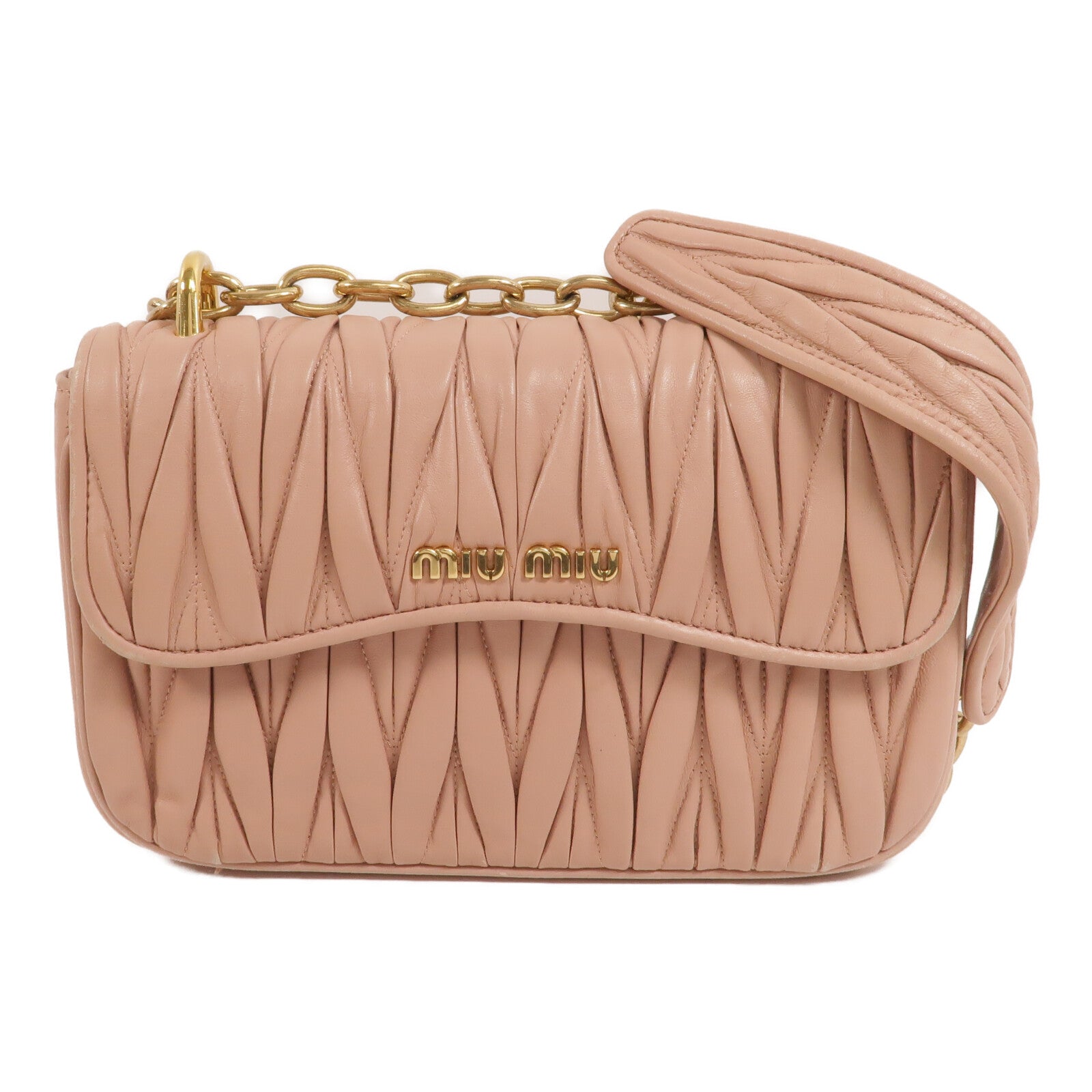 Miu Miu 羊皮皮革Shoulder Bag肩背袋