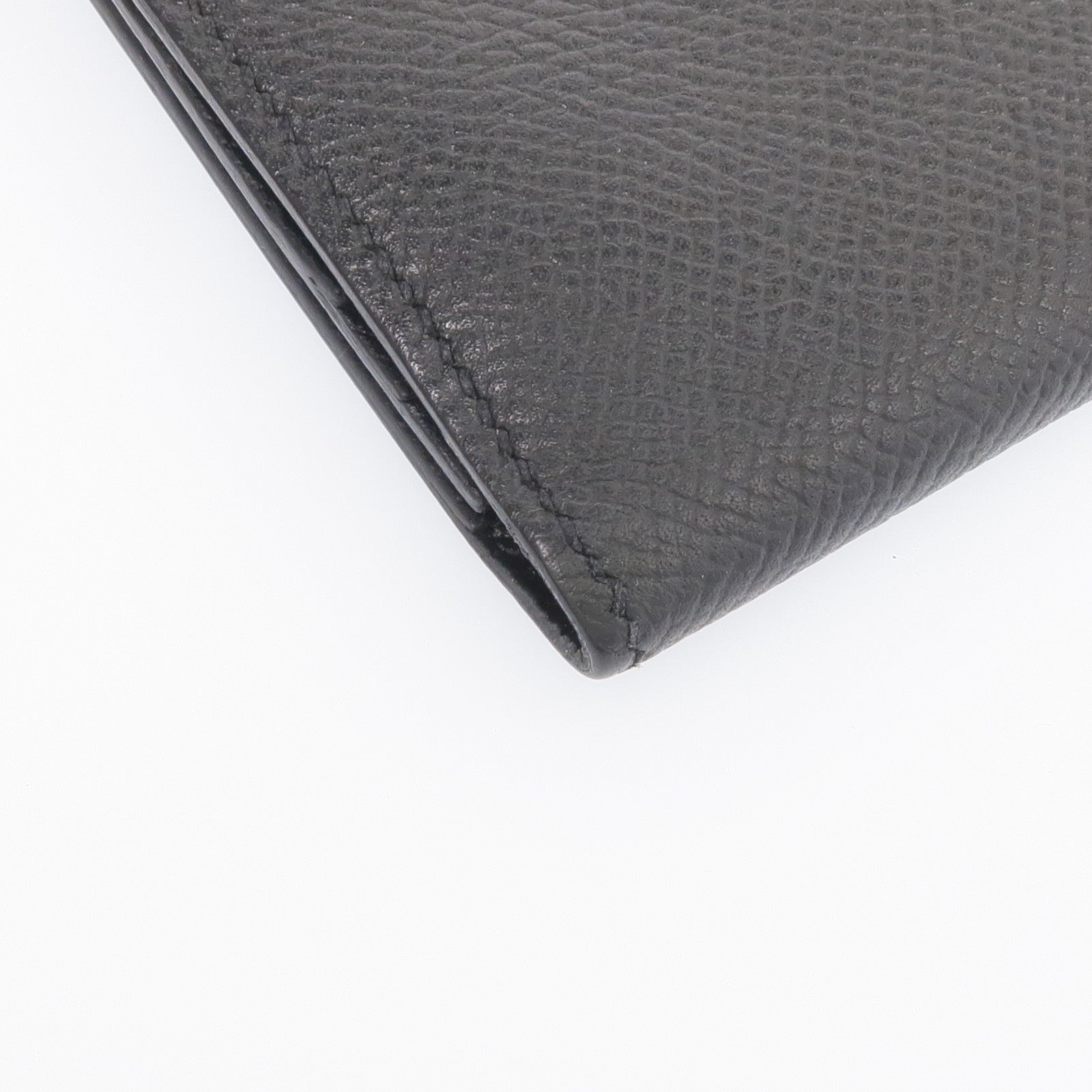 HERMES Epsom皮革Bearn Long Wallet銀扣長錢包Noir