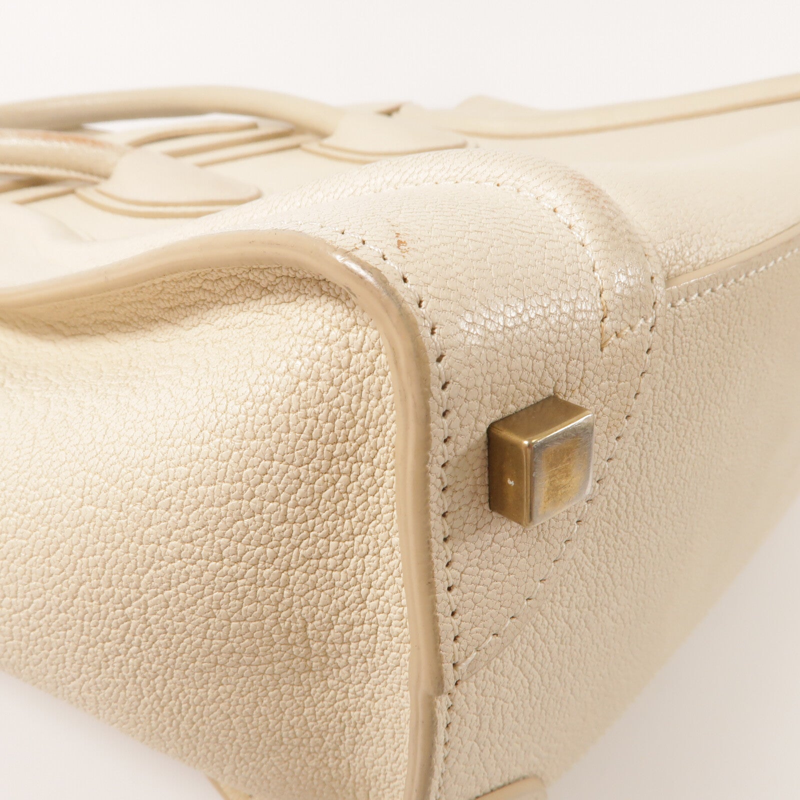 CELINE 牛皮皮革Micro Luggage手挽袋