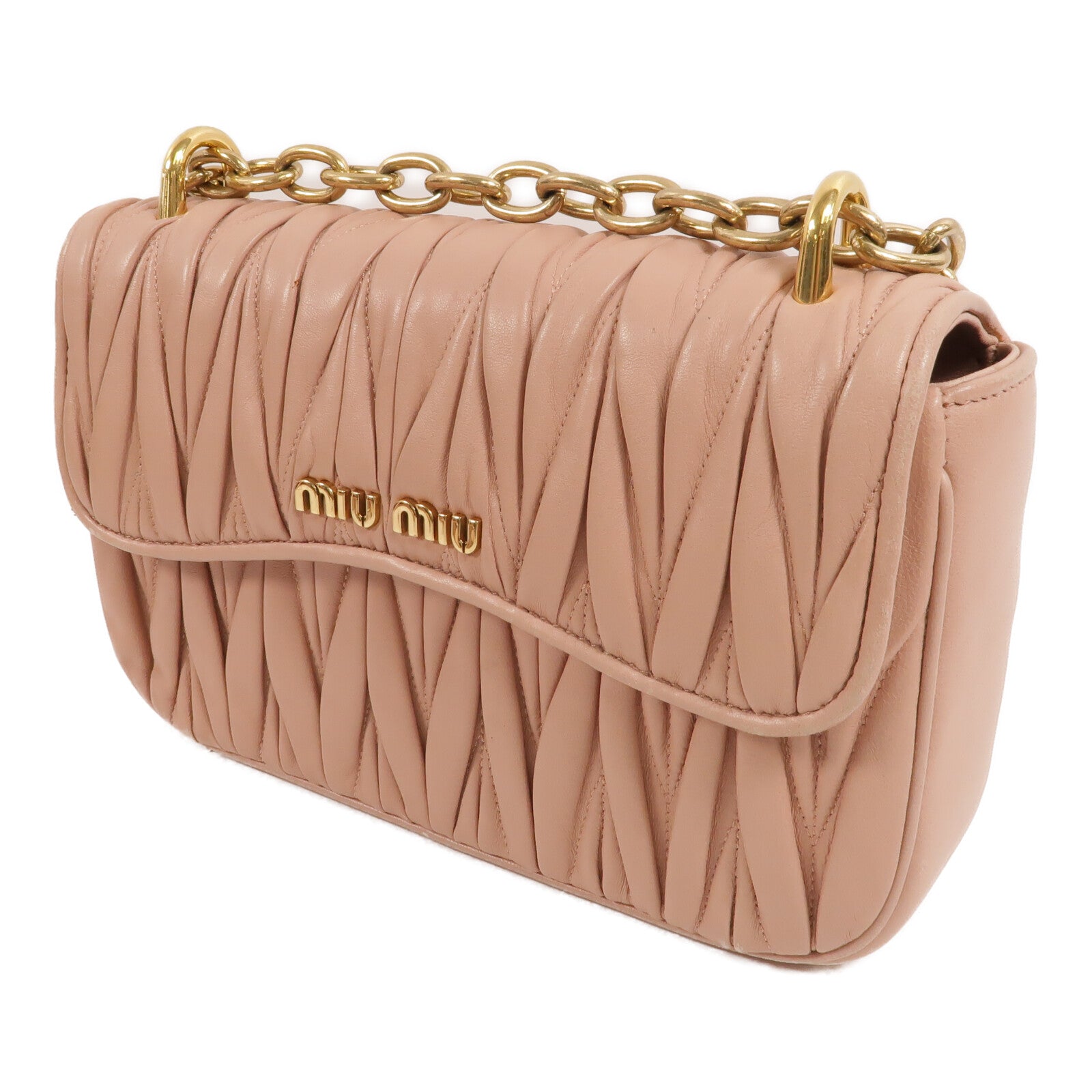 Miu Miu 羊皮皮革Shoulder Bag肩背袋