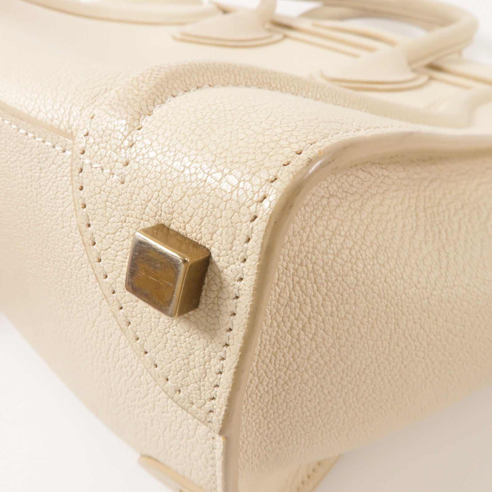 CELINE 牛皮皮革Micro Luggage手挽袋