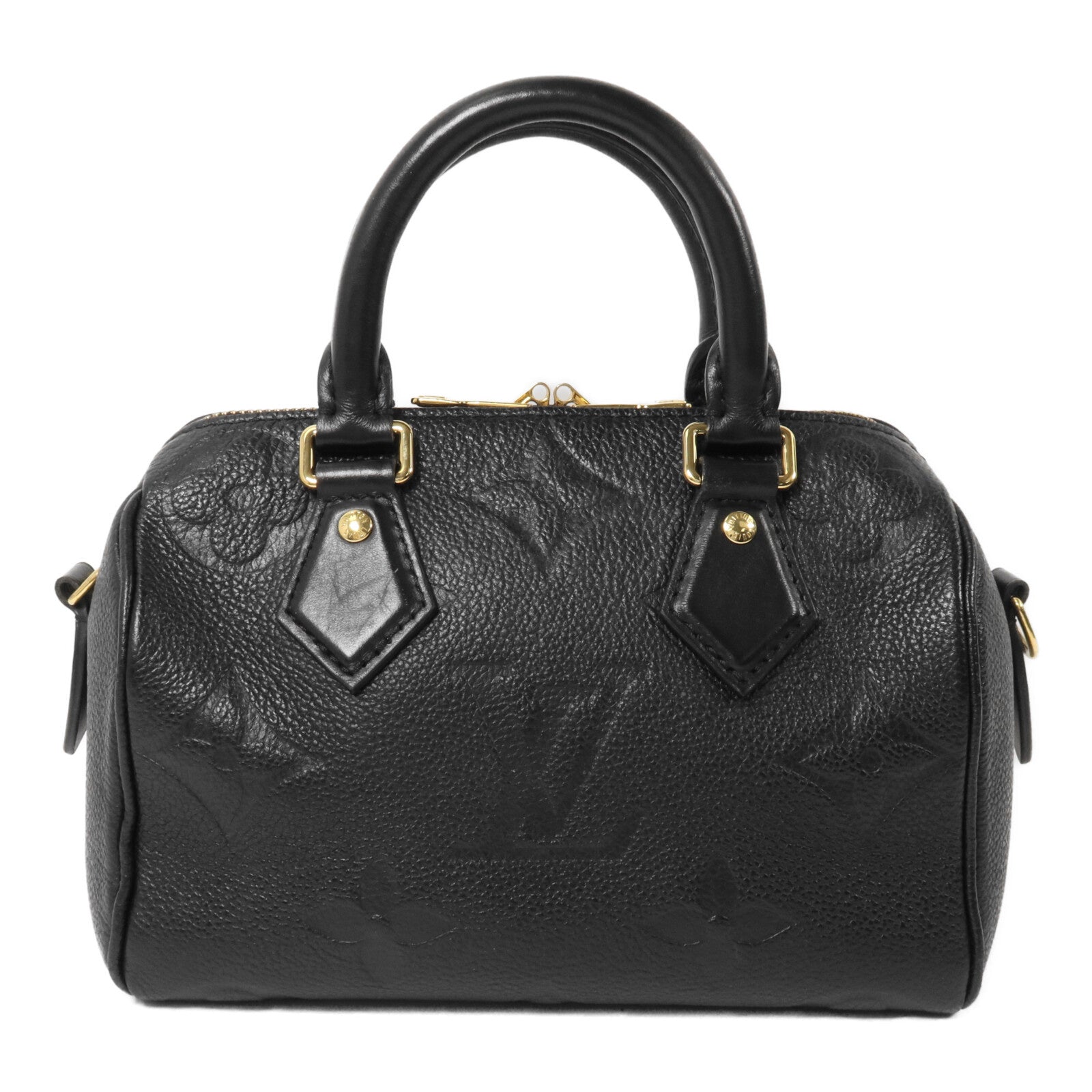 LOUIS VUITTON Monogram Empreinte Speedy Bandouliere 20鏈帶手挽肩背兩用袋