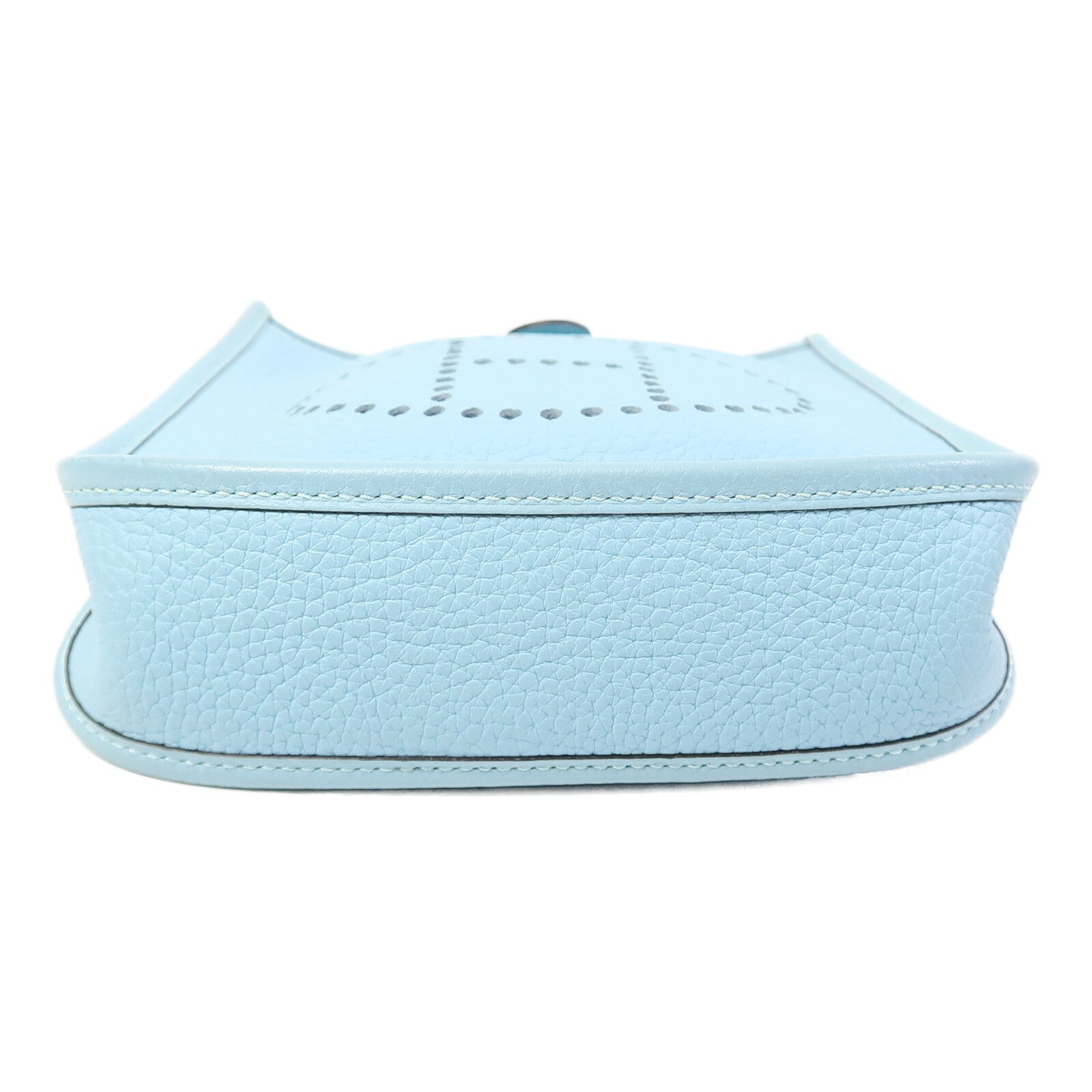 HERMES Evelyne TPM肩背袋Bleu Atoll