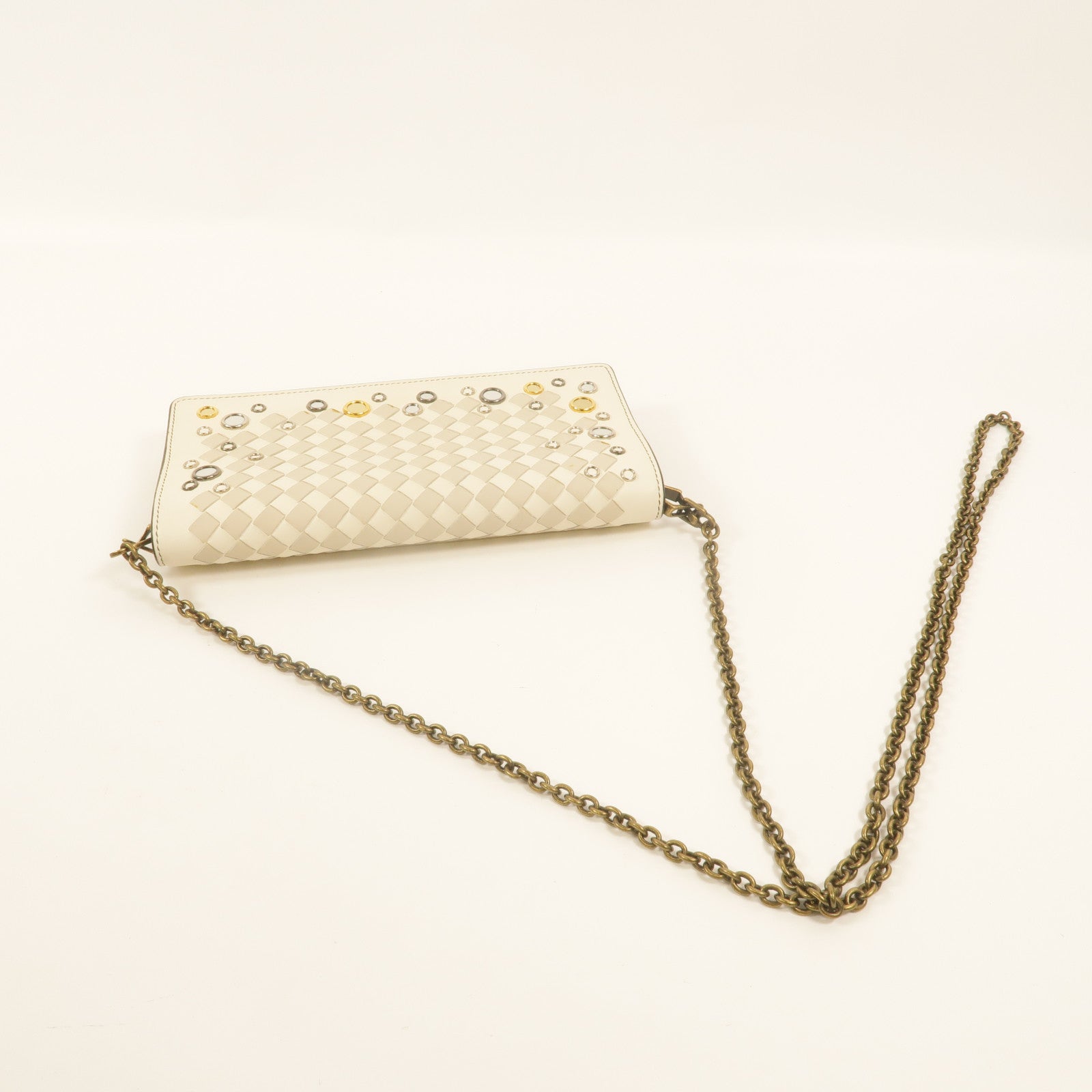 BOTTEGA VENETA 牛皮皮革Chain Shoulder鏈帶肩背袋