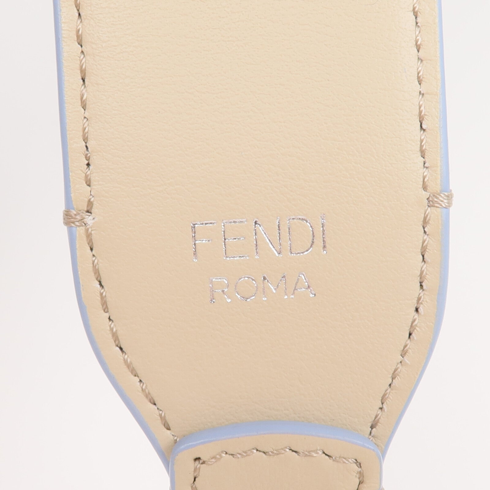 FENDI 【激減優惠】牛皮皮革Shoulder Strap銀扣肩帶