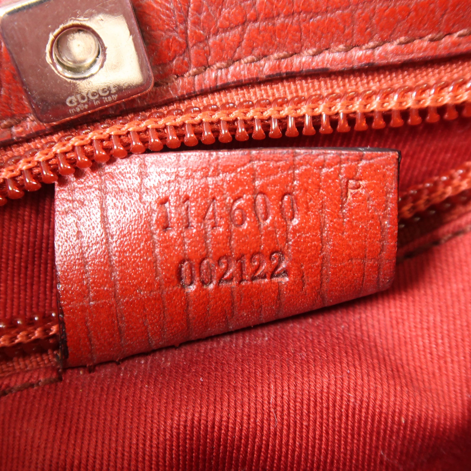 GUCCI 塗層帆布Hand Bag銀扣手挽袋