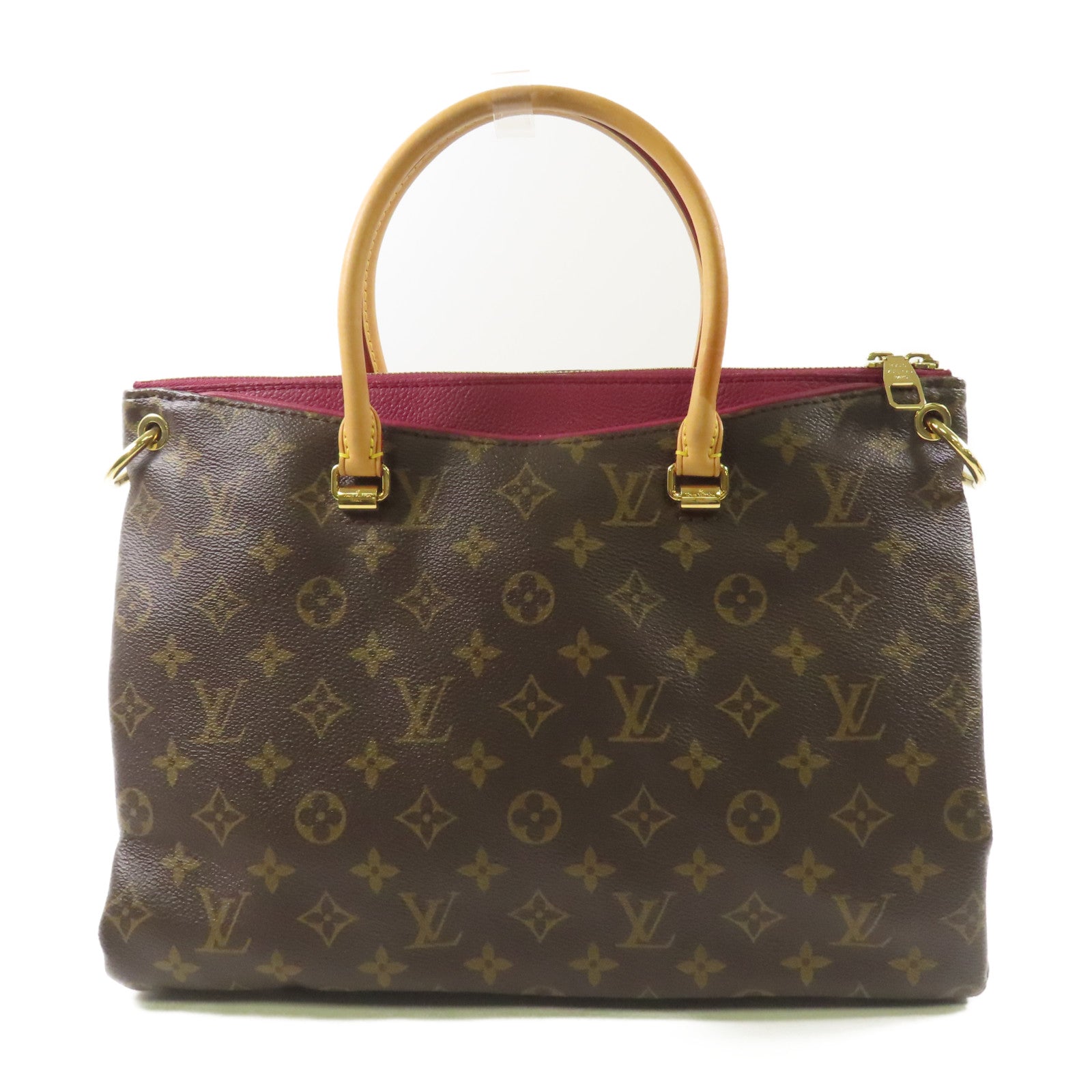 LOUIS VUITTON Monogram Pallas MM金扣手挽肩背兩用袋