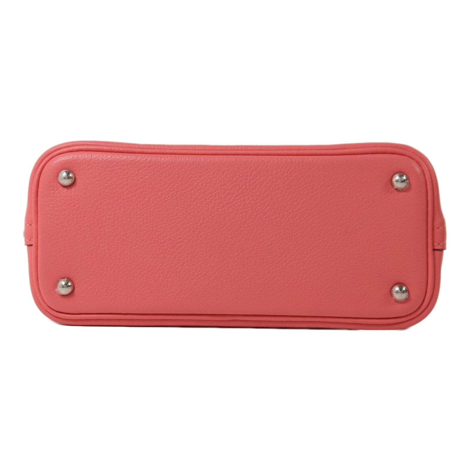 HERMES Evercolor皮革Mini Bolide 1923手挽肩背兩用袋Rose Azalee
