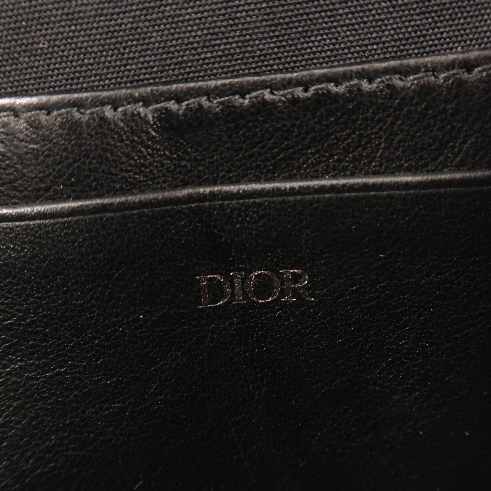 Dior 帆布Zipper Pouch With Strap肩背袋