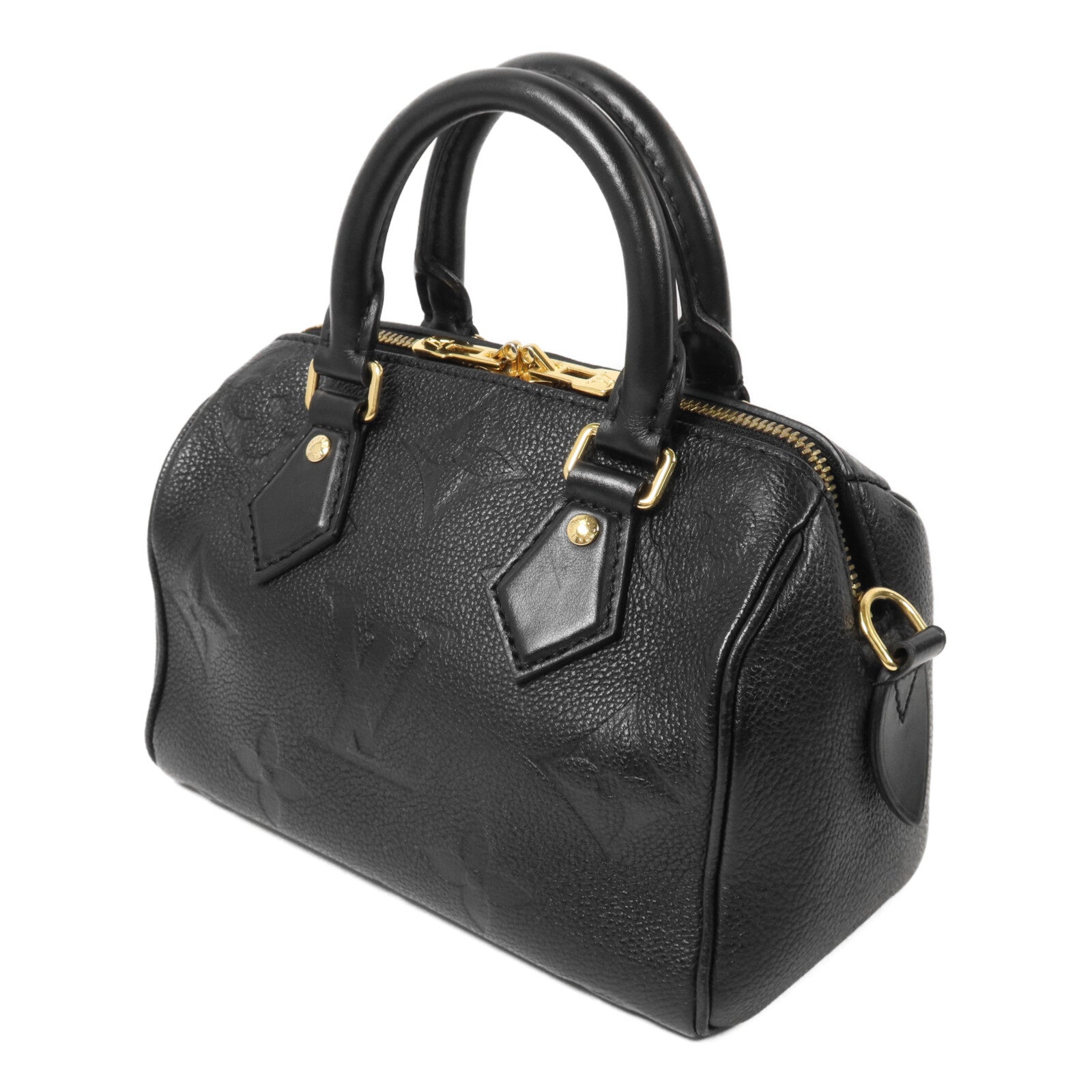 LOUIS VUITTON Monogram Empreinte Speedy Bandouliere 20鏈帶手挽肩背兩用袋