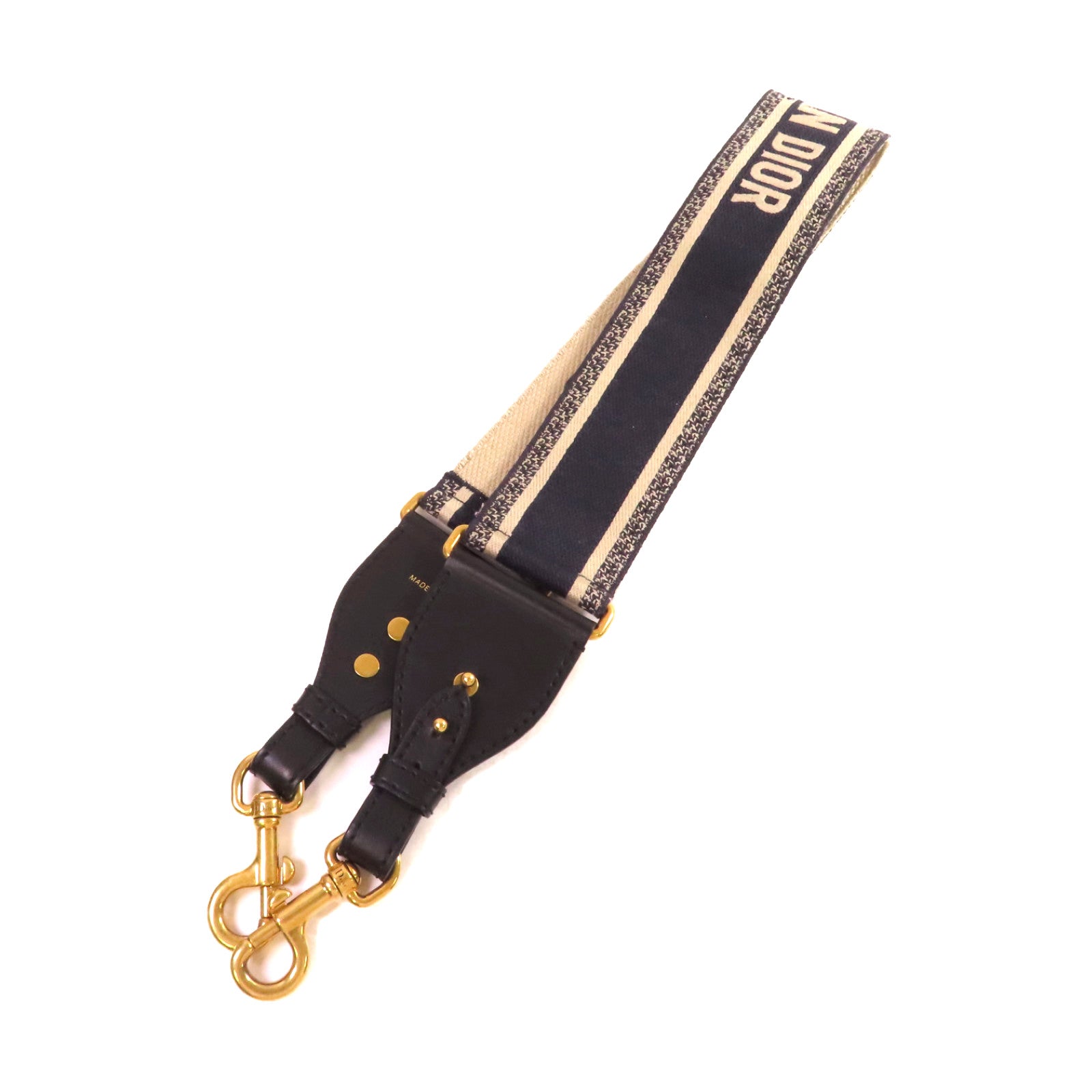 Dior 帆布Shoulder Strap肩背帶寶藍色