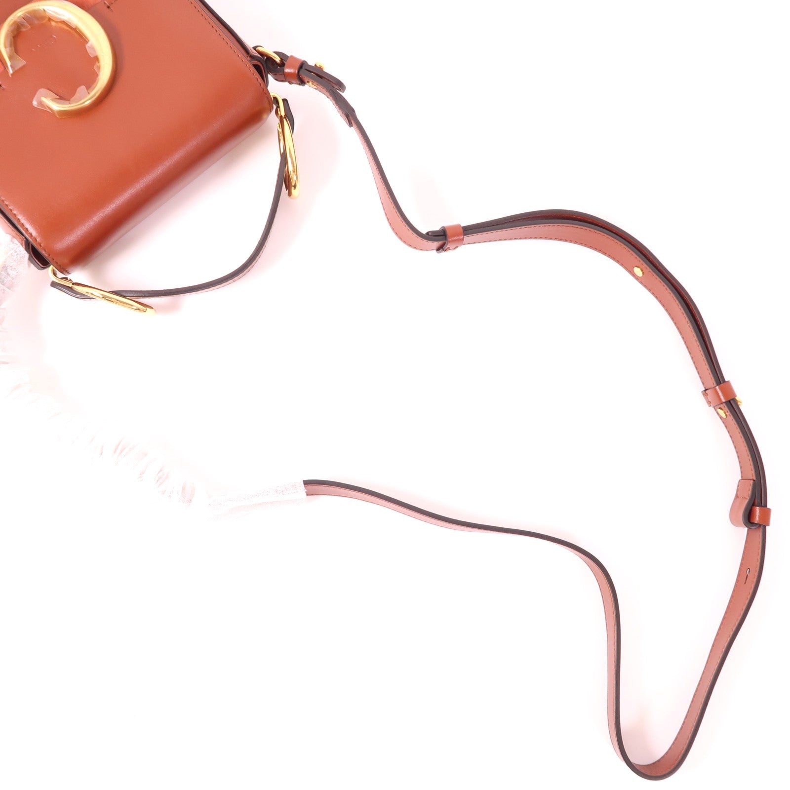 Chloe 牛皮皮革Chain Shoulder金扣手挽肩背兩用袋