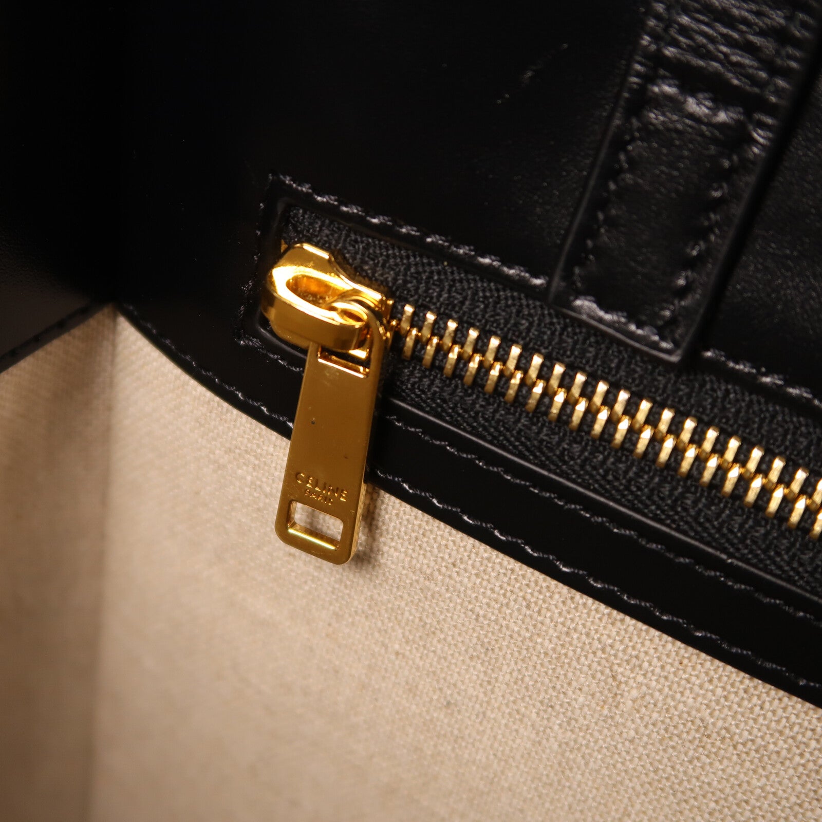 CELINE 帆布Tote Bag金扣手挽袋