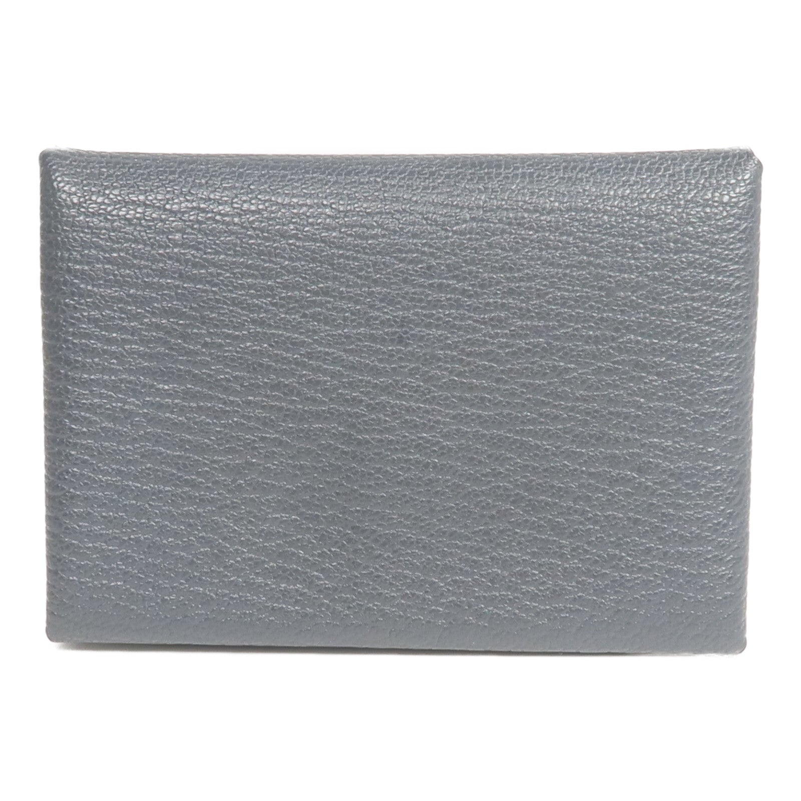 HERMES Evercolor皮革Calvi Duo卡片套Graphite