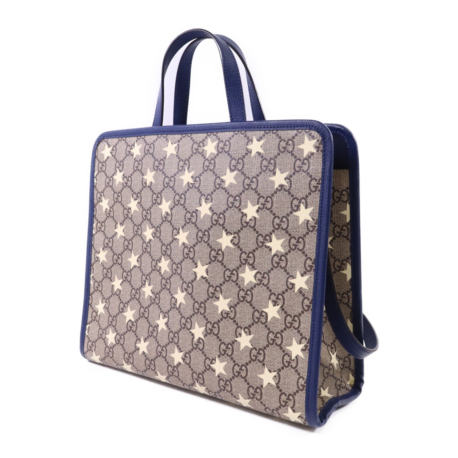 GUCCI 塗層帆布2 Way Shoulder Bag銀扣手挽肩背兩用袋