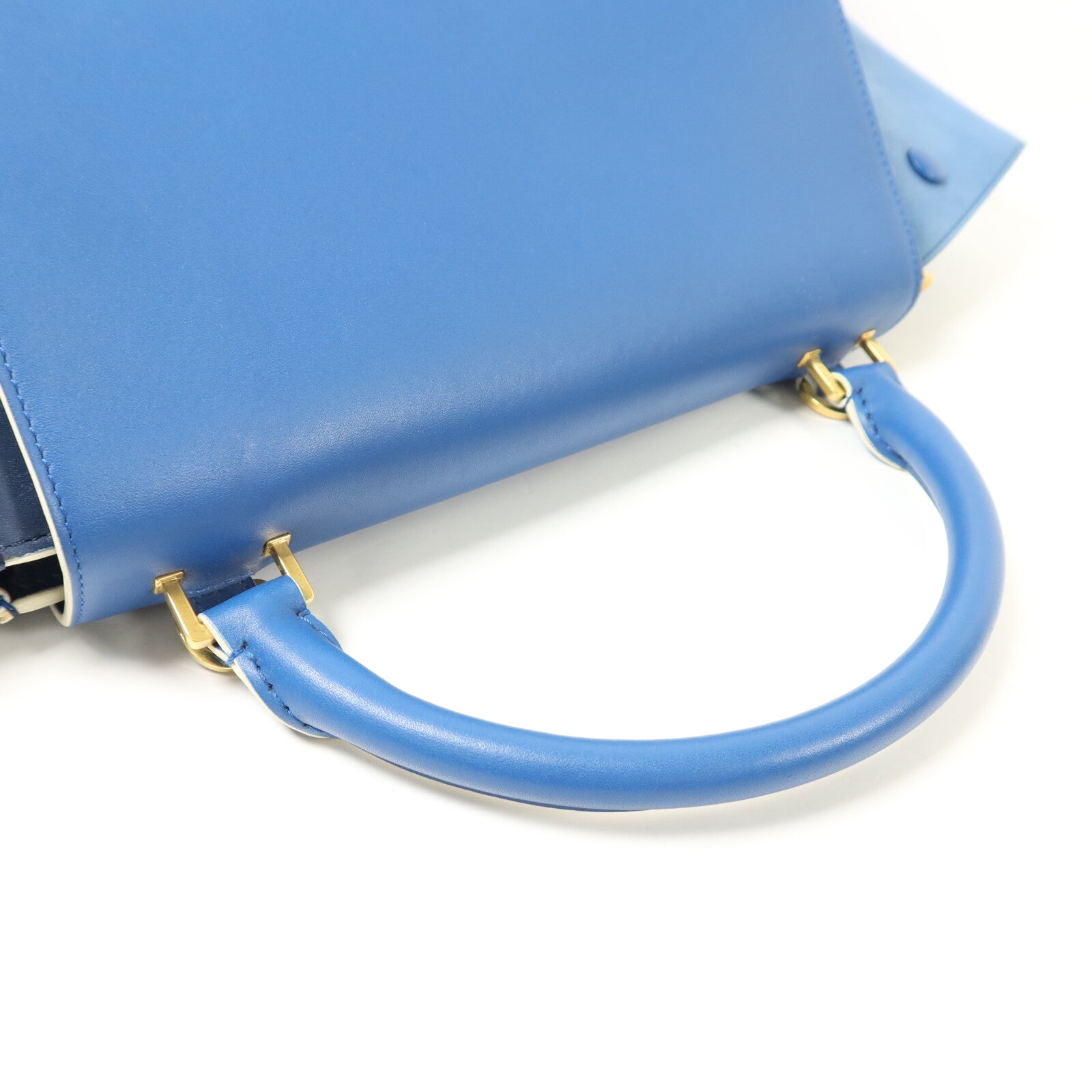 CELINE 牛皮皮革Trapeze Small手挽肩背兩用袋