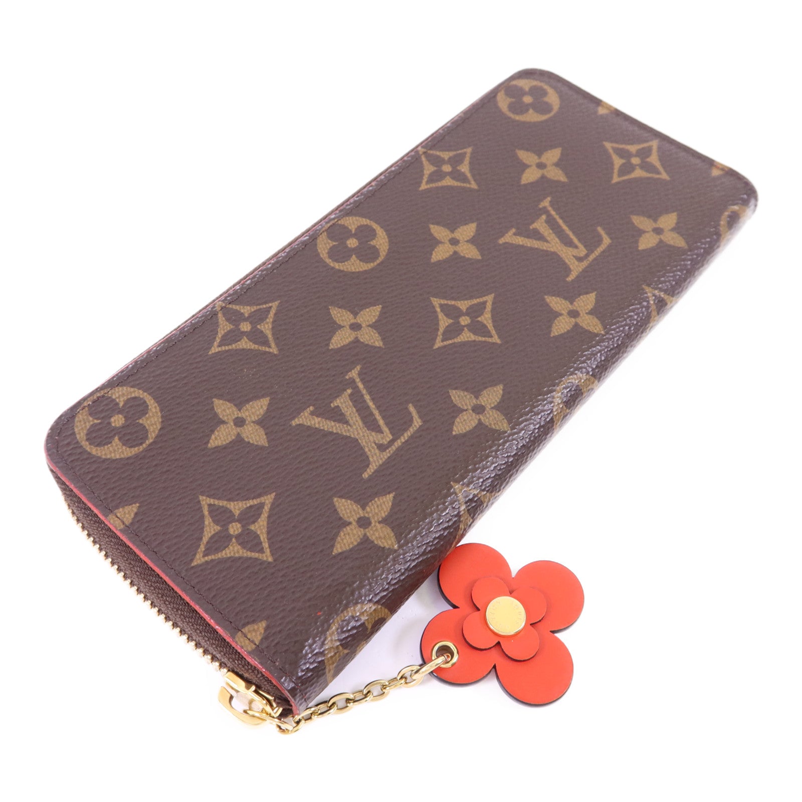 LOUIS VUITTON Monogram Zipper Long Wallet金扣長錢包