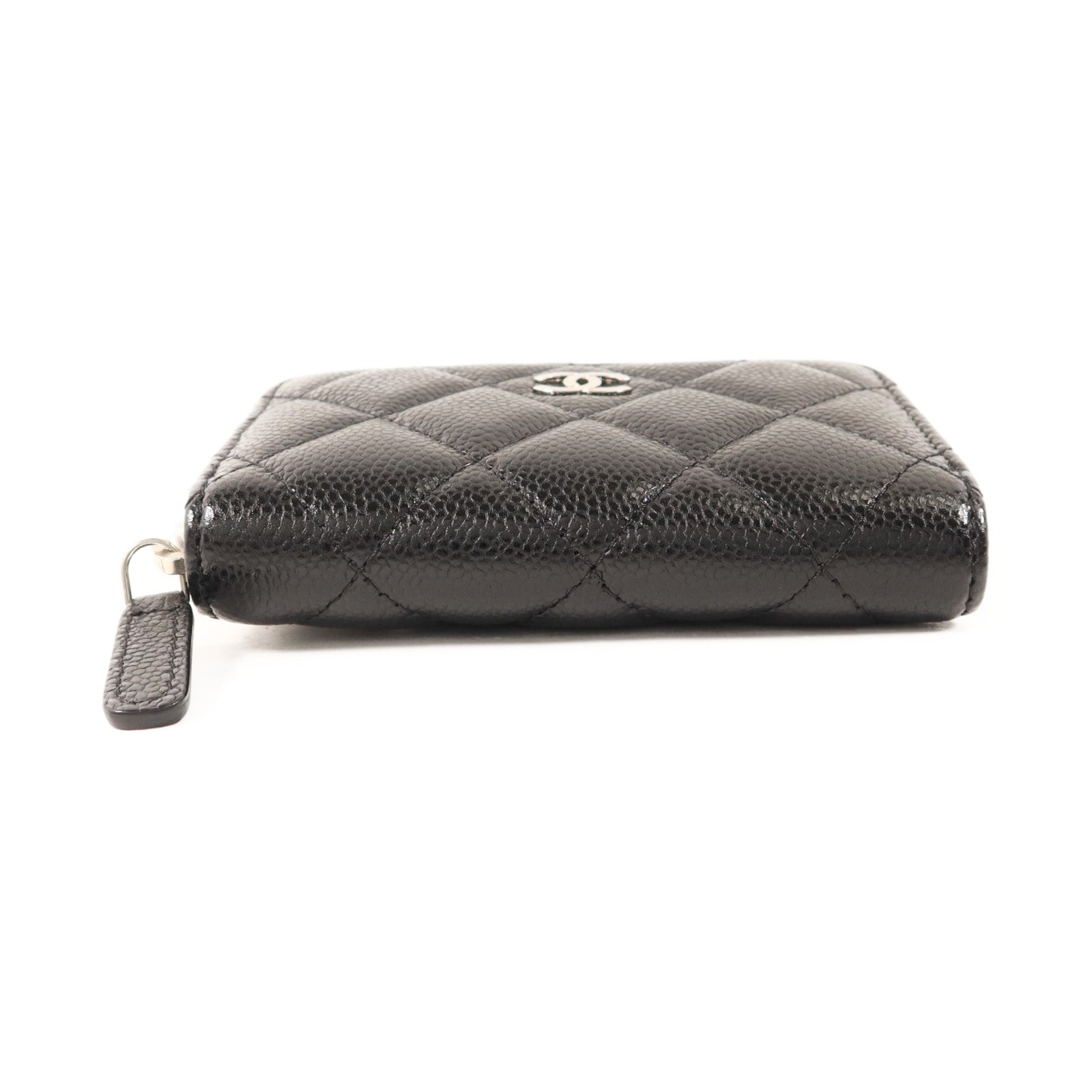CHANEL 牛皮皮革Shoulder Bag銀扣鏈帶肩背袋
