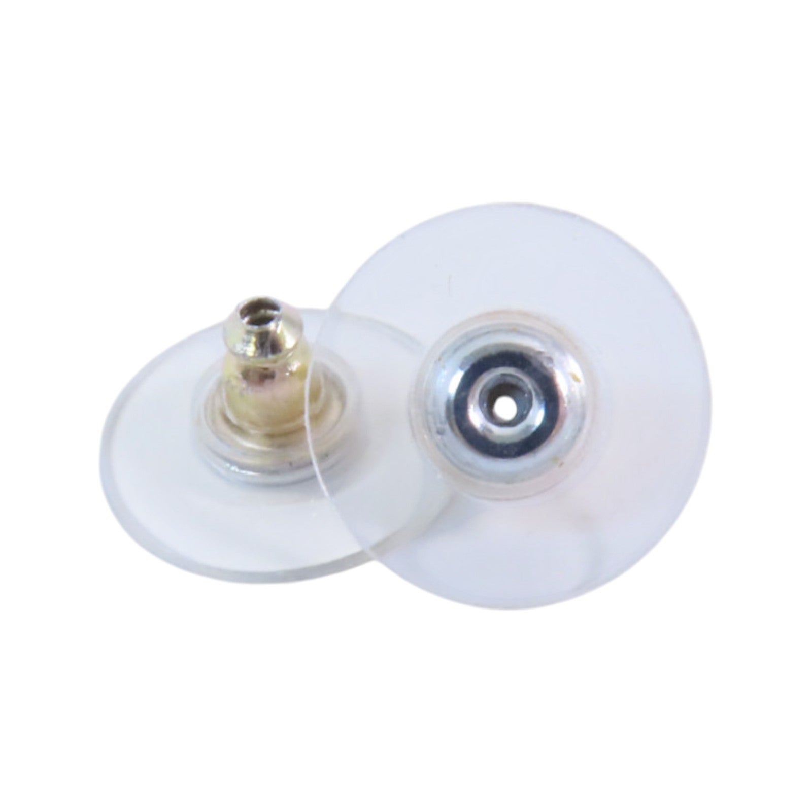 CHANEL 金屬/仿珍珠/PVC Earrings銀扣耳環