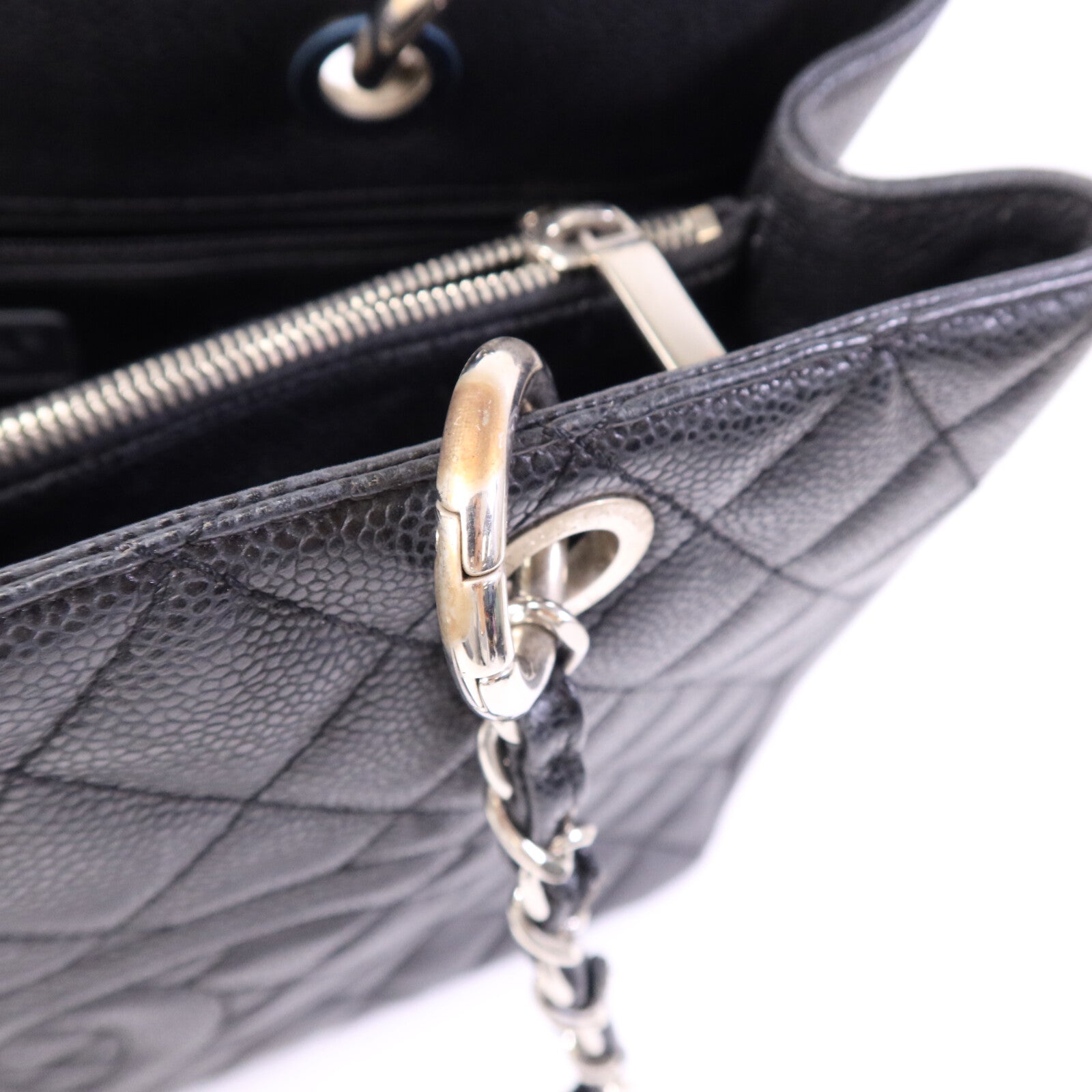 CHANEL GST Grand Shopping Tote Bag鏈帶肩背袋