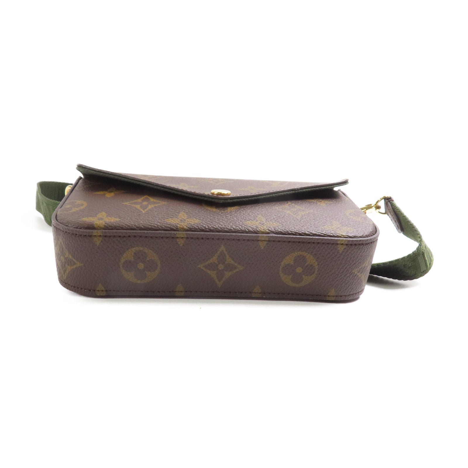 LOUIS VUITTON Monogram Felicie Strap & Go金扣肩背袋