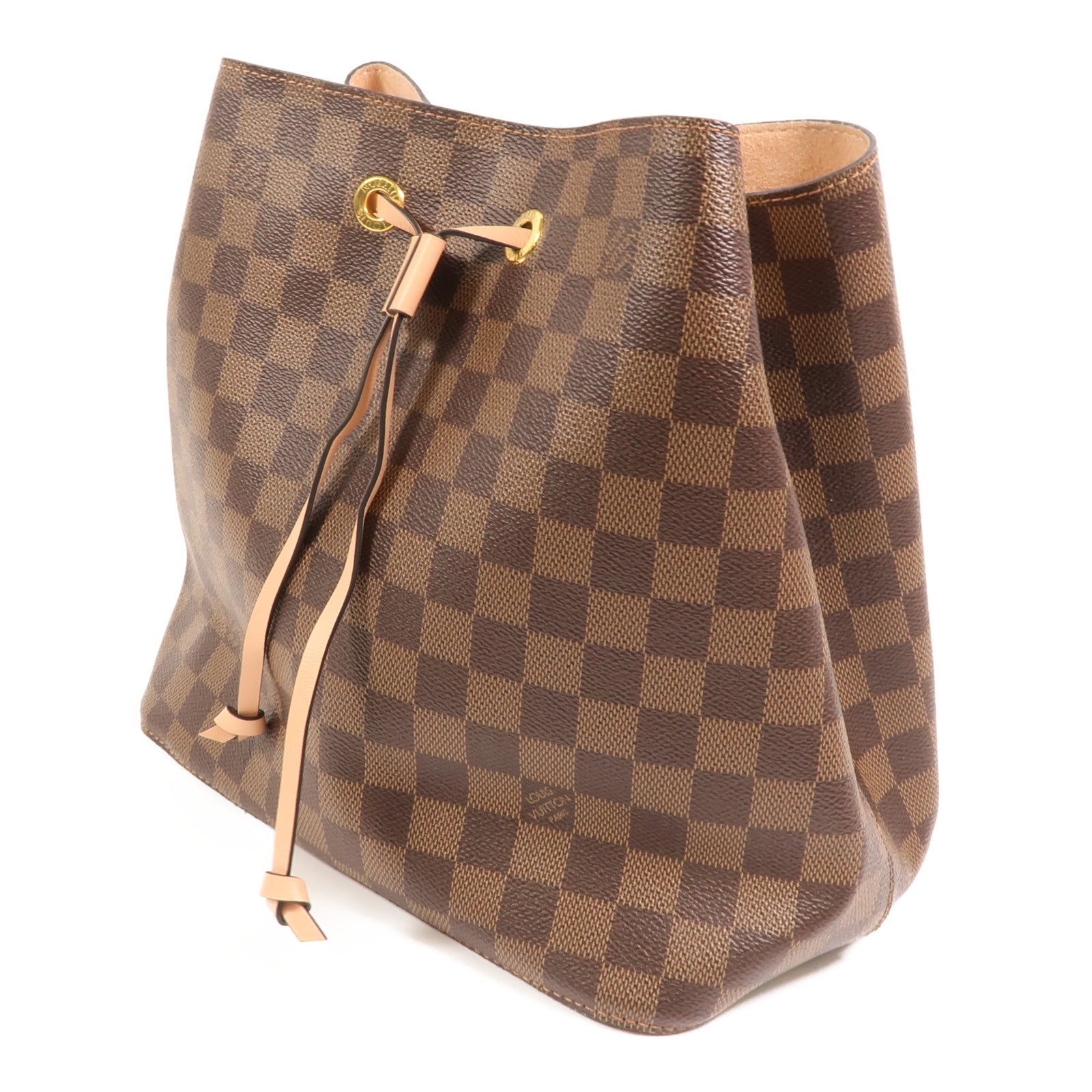 LOUIS VUITTON Damier NeoNoe金扣肩背袋