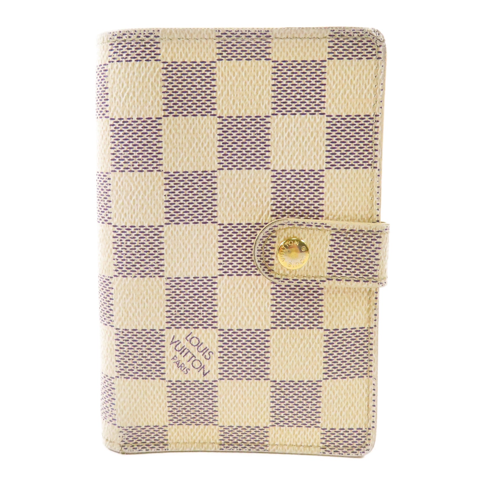 LOUIS VUITTON 【激減優惠】Damier Azur Portefeuille Viennois Wallet金扣錢包