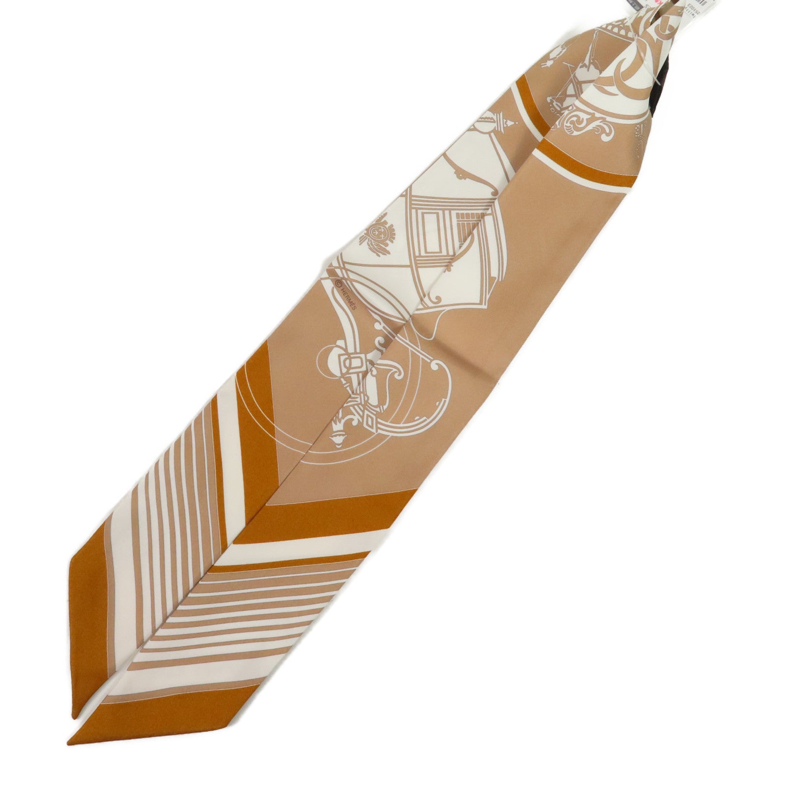 HERMES 絲質Twilly絲巾