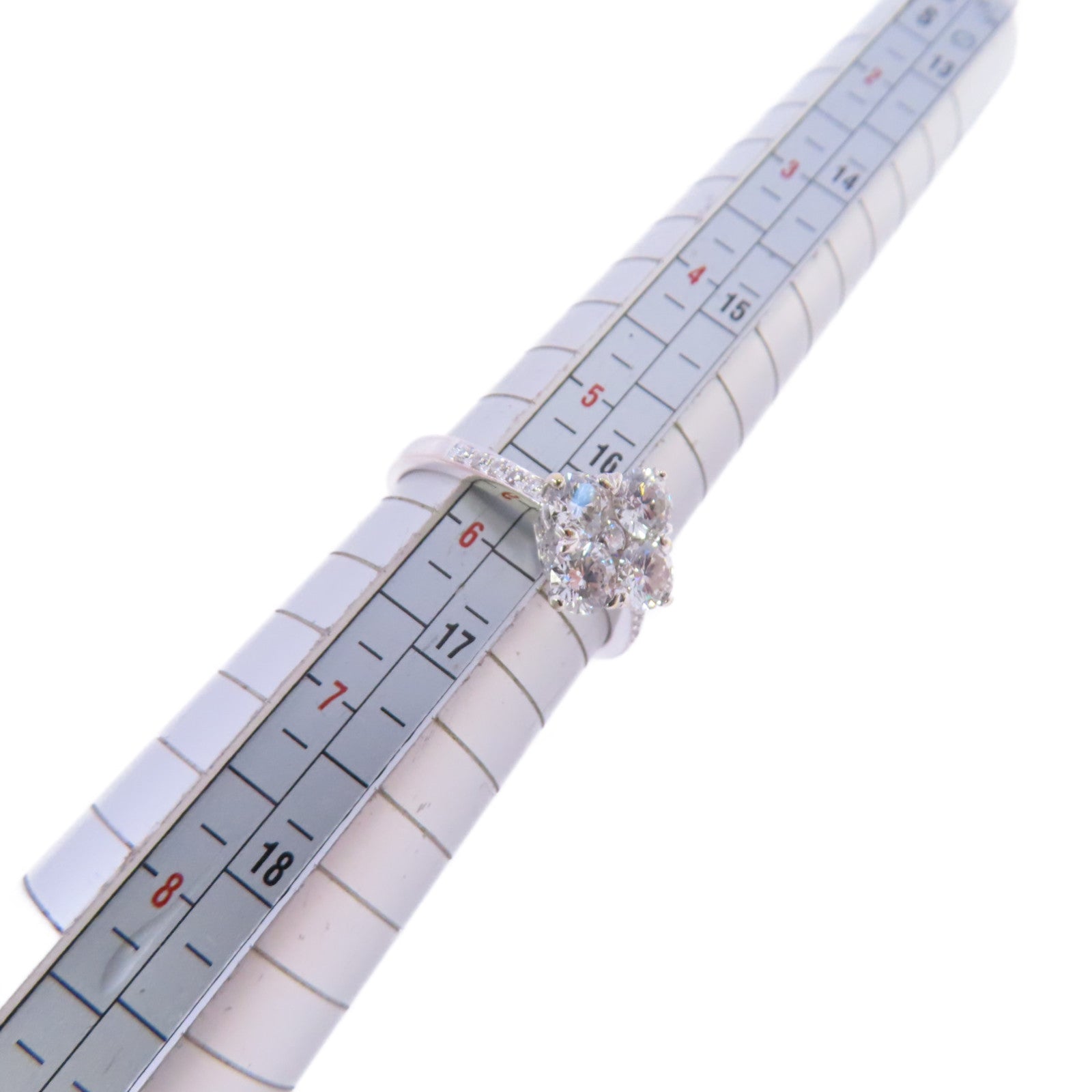 JEWELRY Diamond Ring US#5.75 18K White Gold