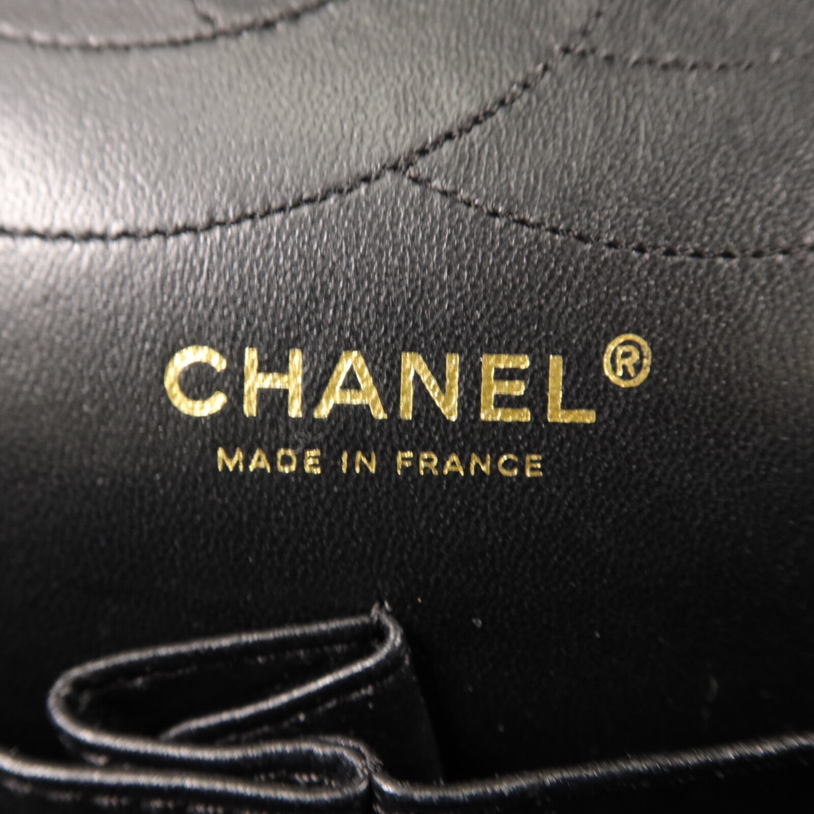 CHANEL 羊皮皮革2.55 XL鏈帶肩背袋