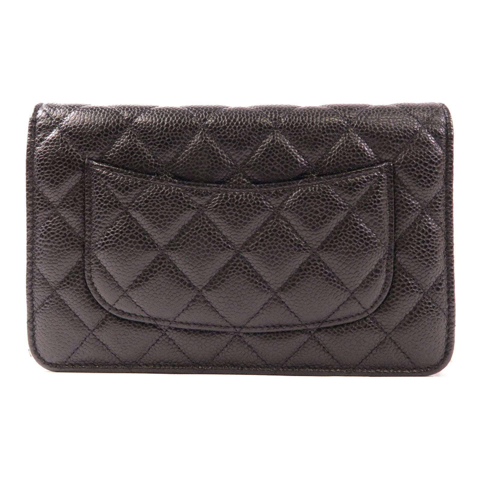 CHANEL 牛皮皮革WOC Wallet On Chain金扣鏈帶肩背袋