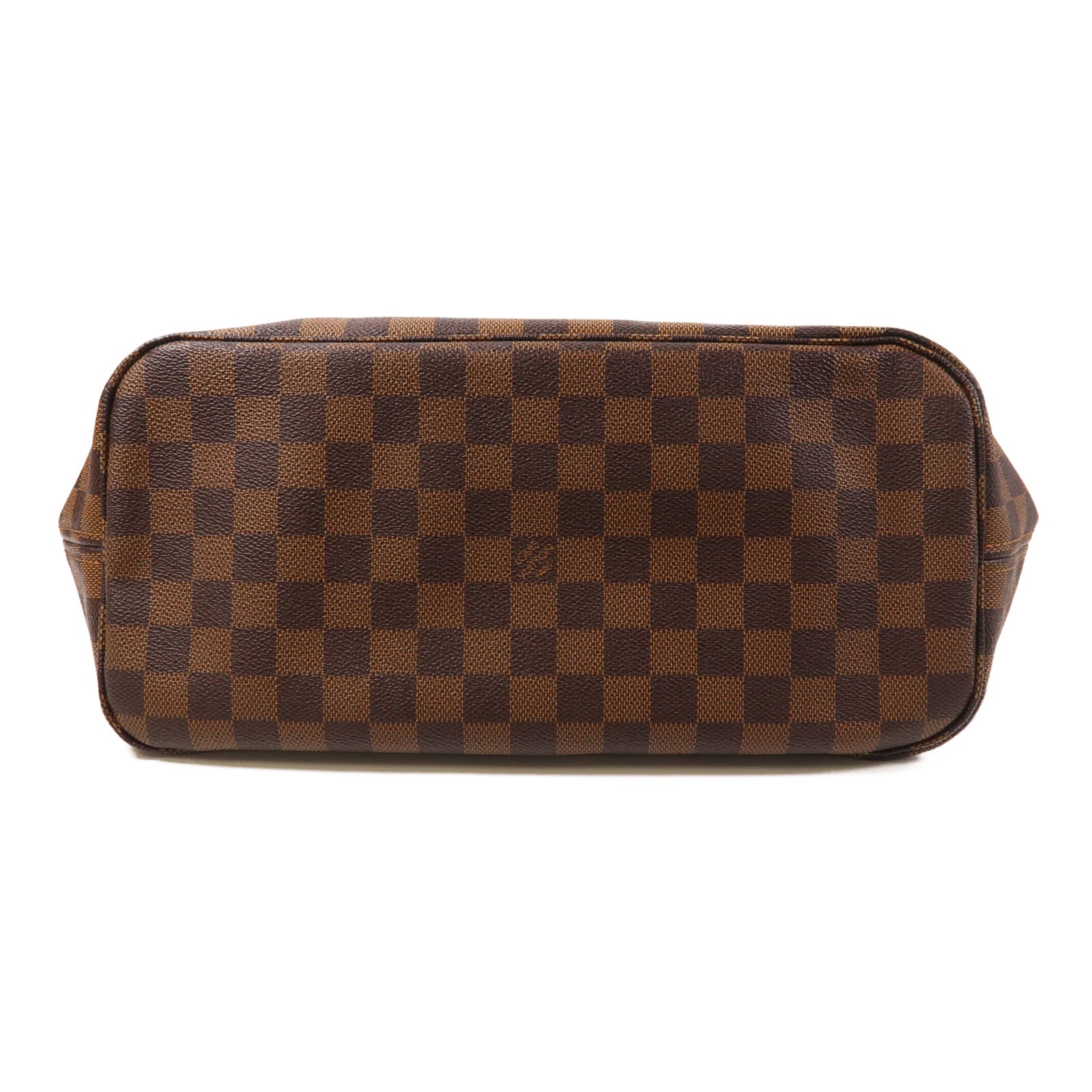 LOUIS VUITTON Damier Neverfull MM金扣肩背袋/手挽袋