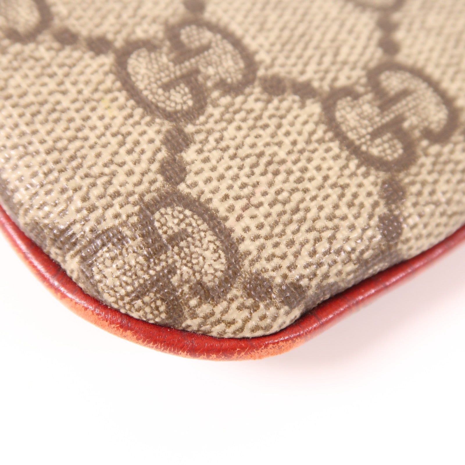 GUCCI 塗層帆布Hand Bag銀扣手挽袋