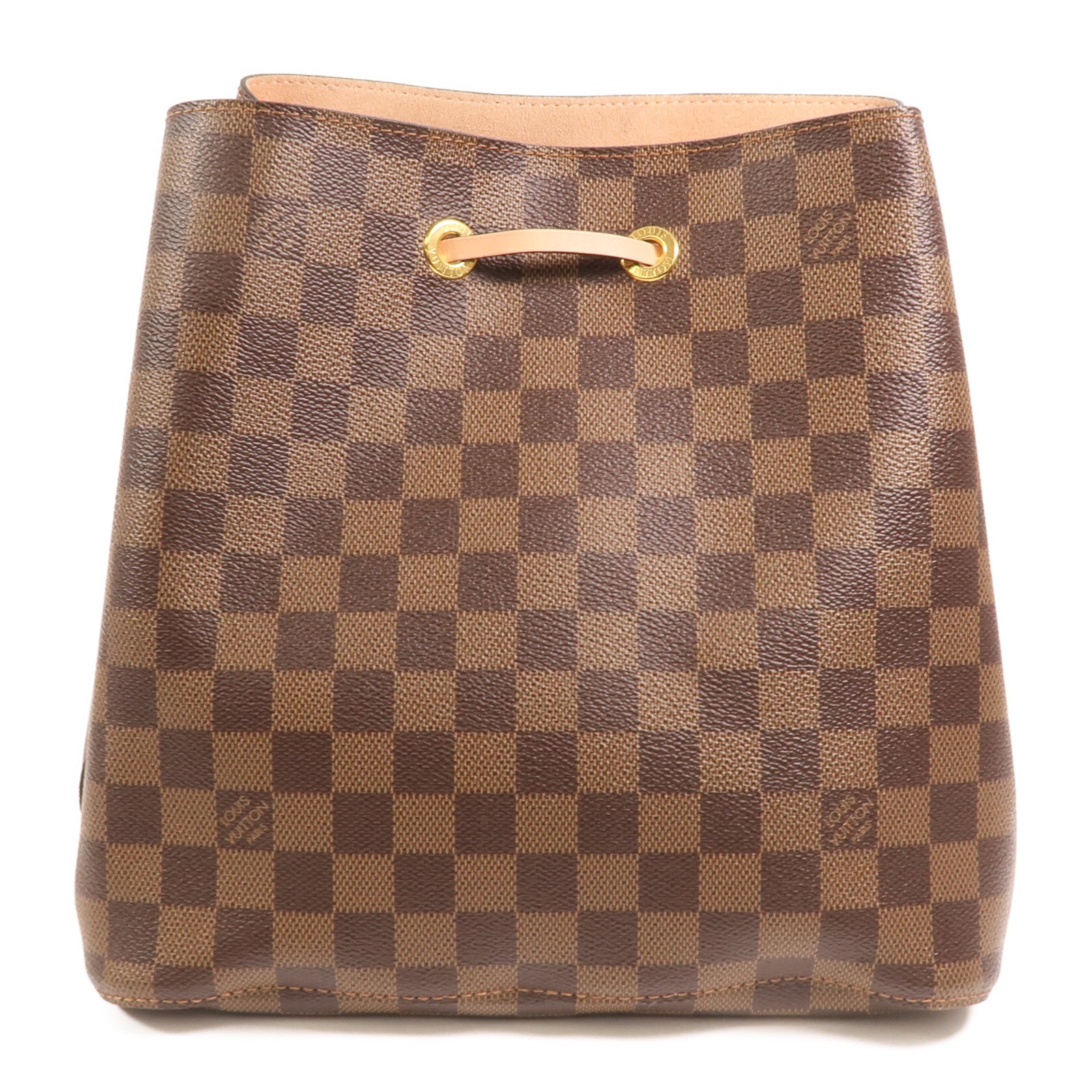 LOUIS VUITTON Damier NeoNoe金扣肩背袋
