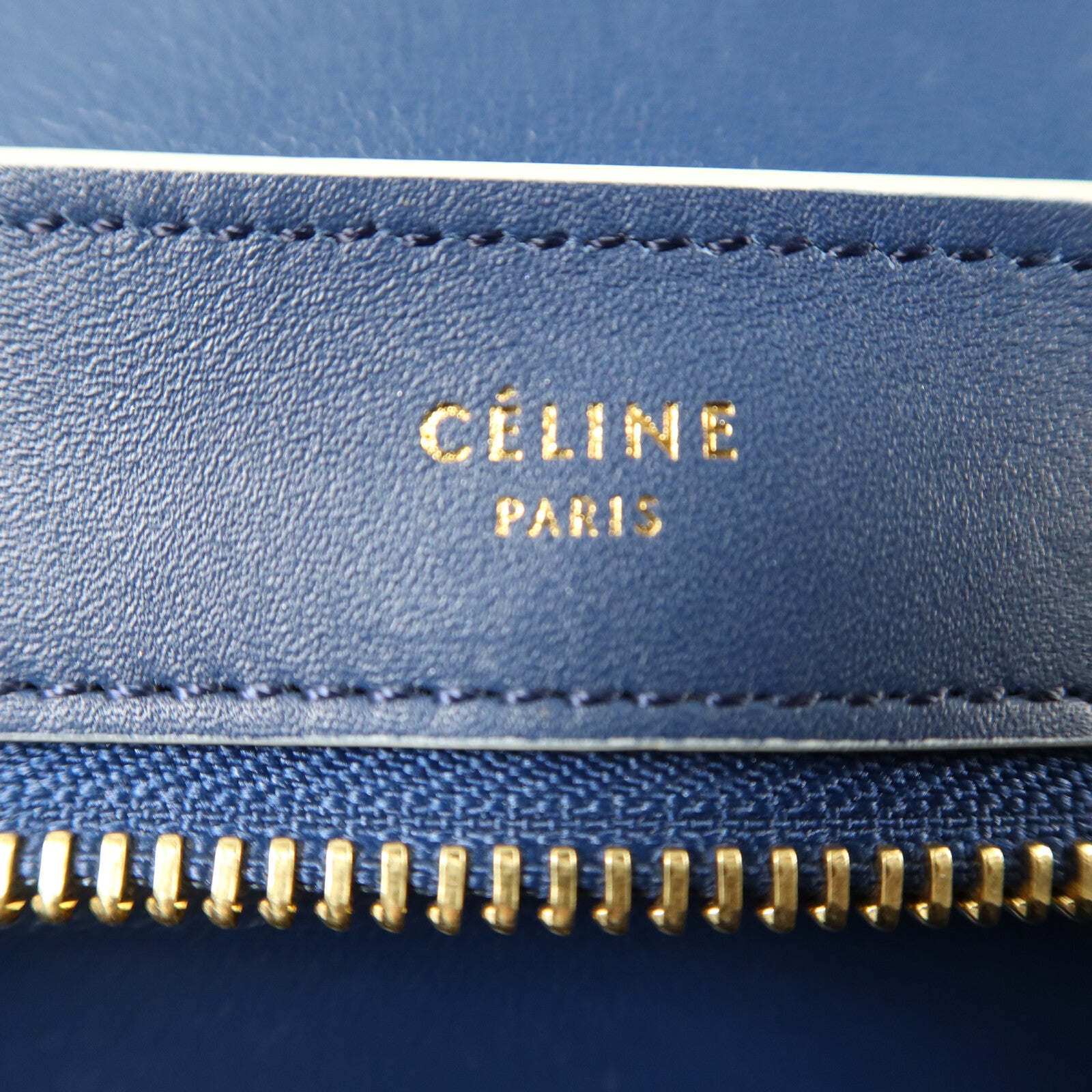 CELINE 牛皮皮革Trapeze Small手挽肩背兩用袋