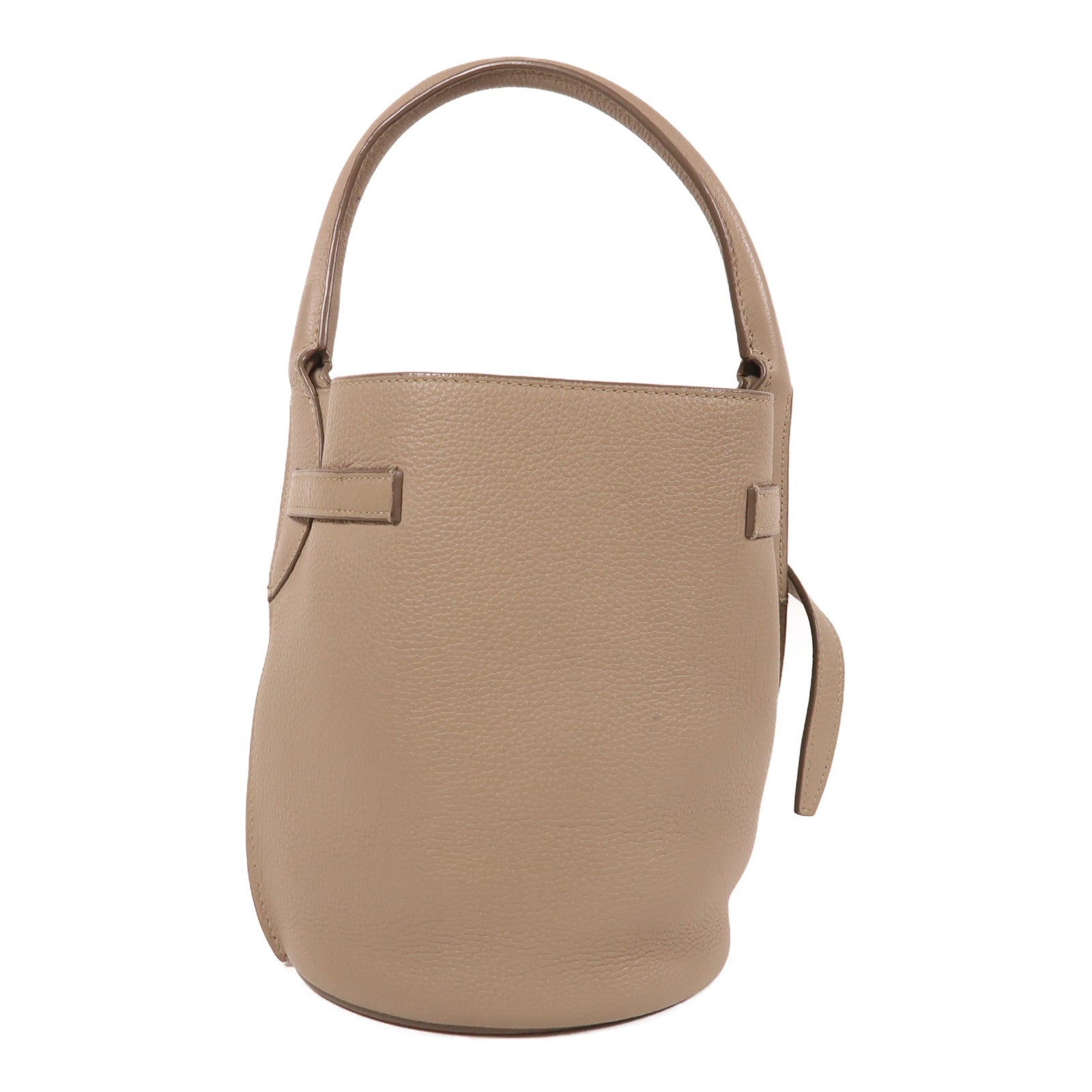 CELINE 牛皮皮革Bucket Bag銀扣手挽肩背兩用袋