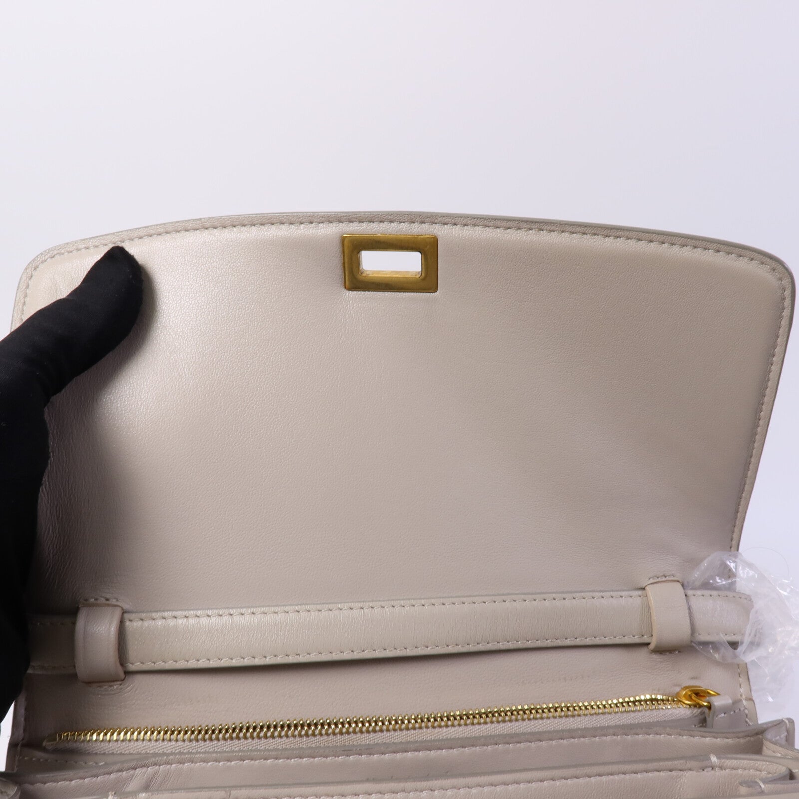 CELINE 牛皮皮革Box Medium肩背袋