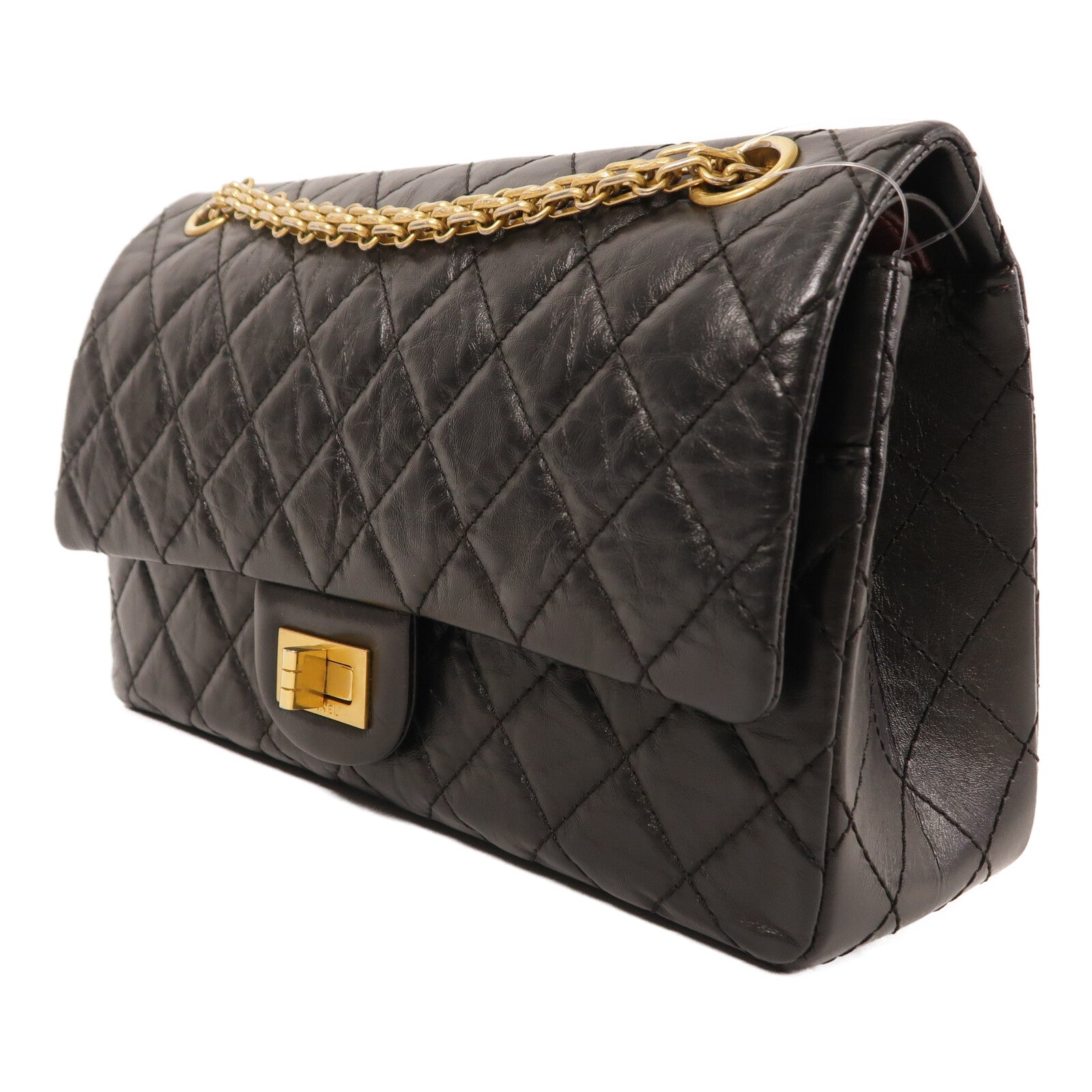 CHANEL 牛皮皮革2.55 Small鏈帶肩背袋