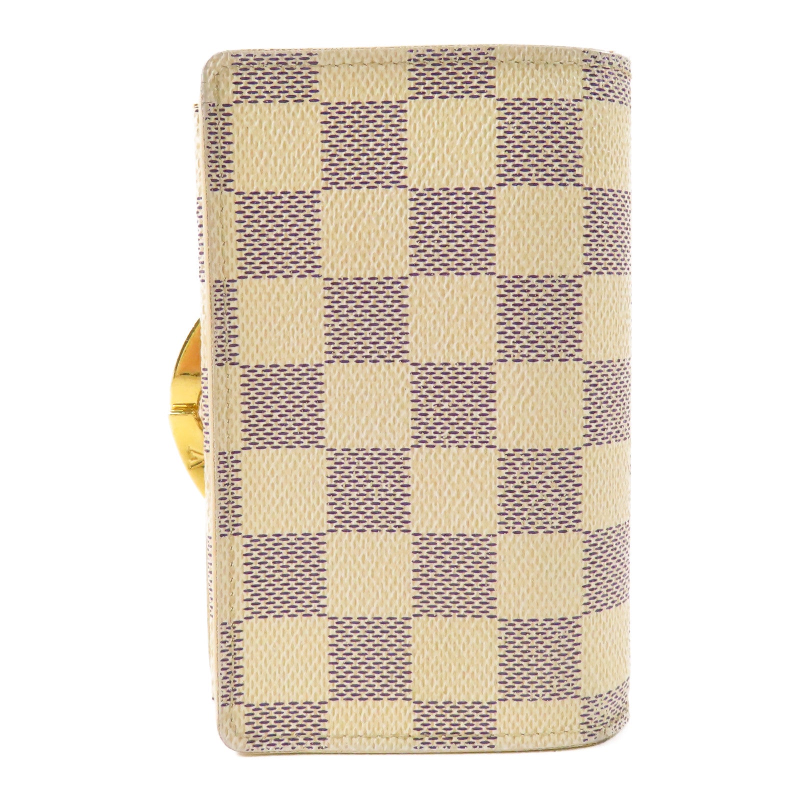 LOUIS VUITTON 【激減優惠】Damier Azur Portefeuille Viennois Wallet金扣錢包