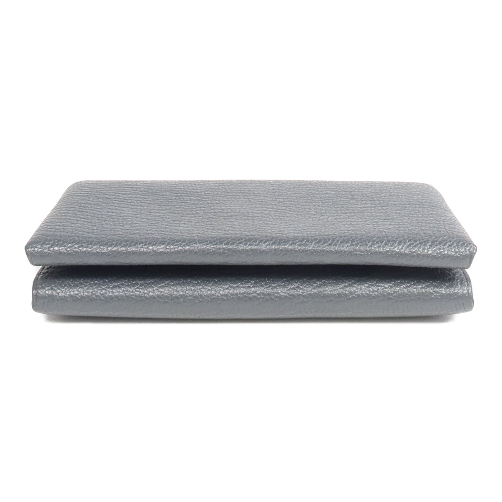HERMES Evercolor皮革Calvi Duo卡片套Graphite