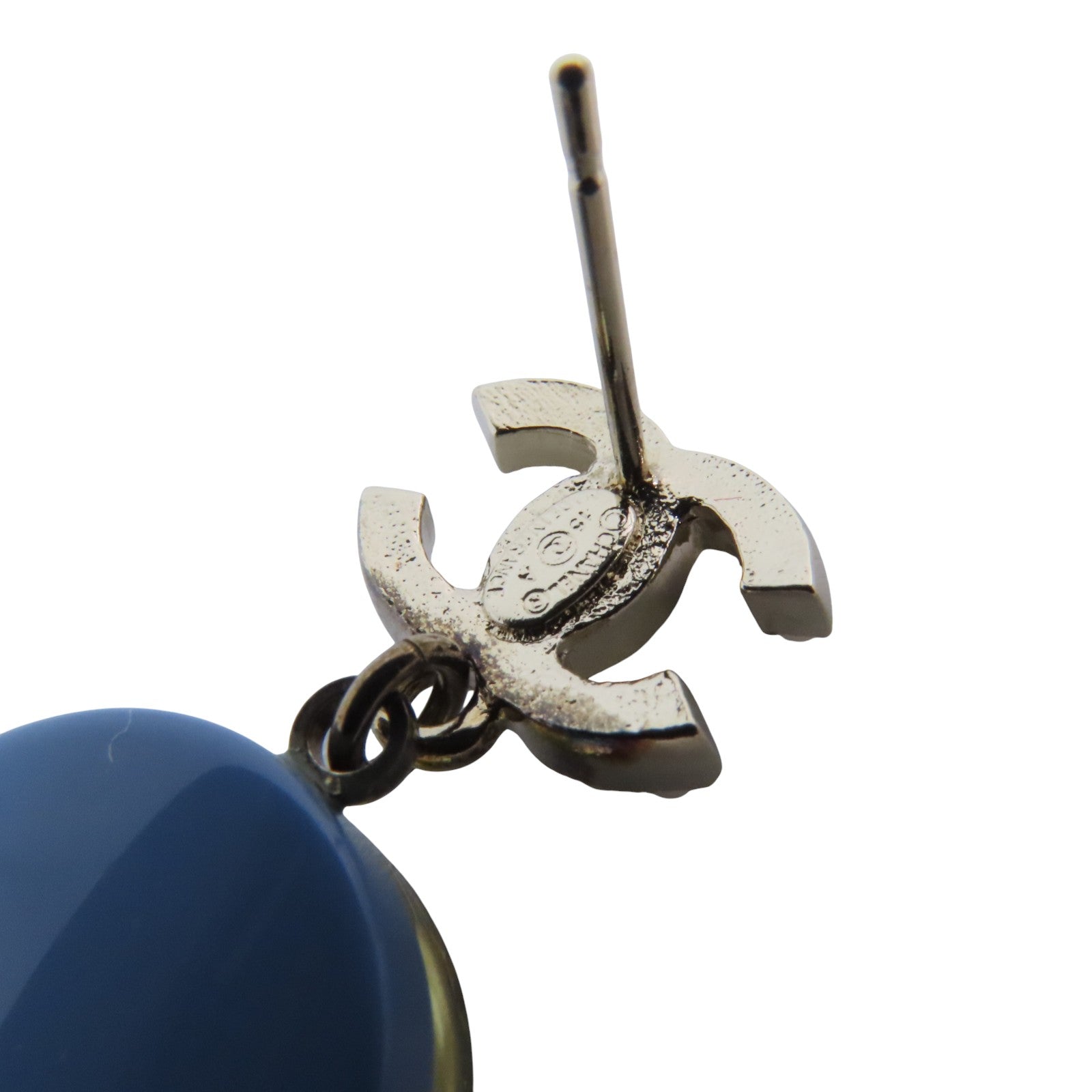 CHANEL 金屬/仿珍珠/PVC Earrings銀扣耳環