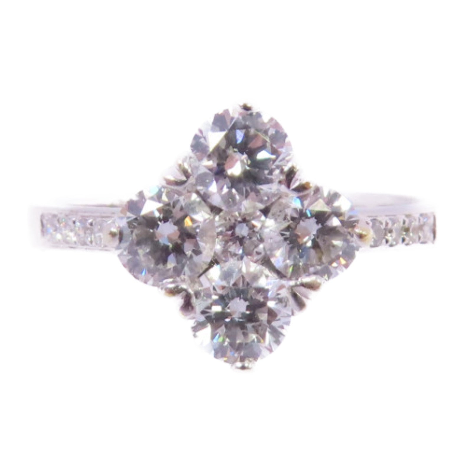 JEWELRY Diamond Ring US#5.75 18K White Gold