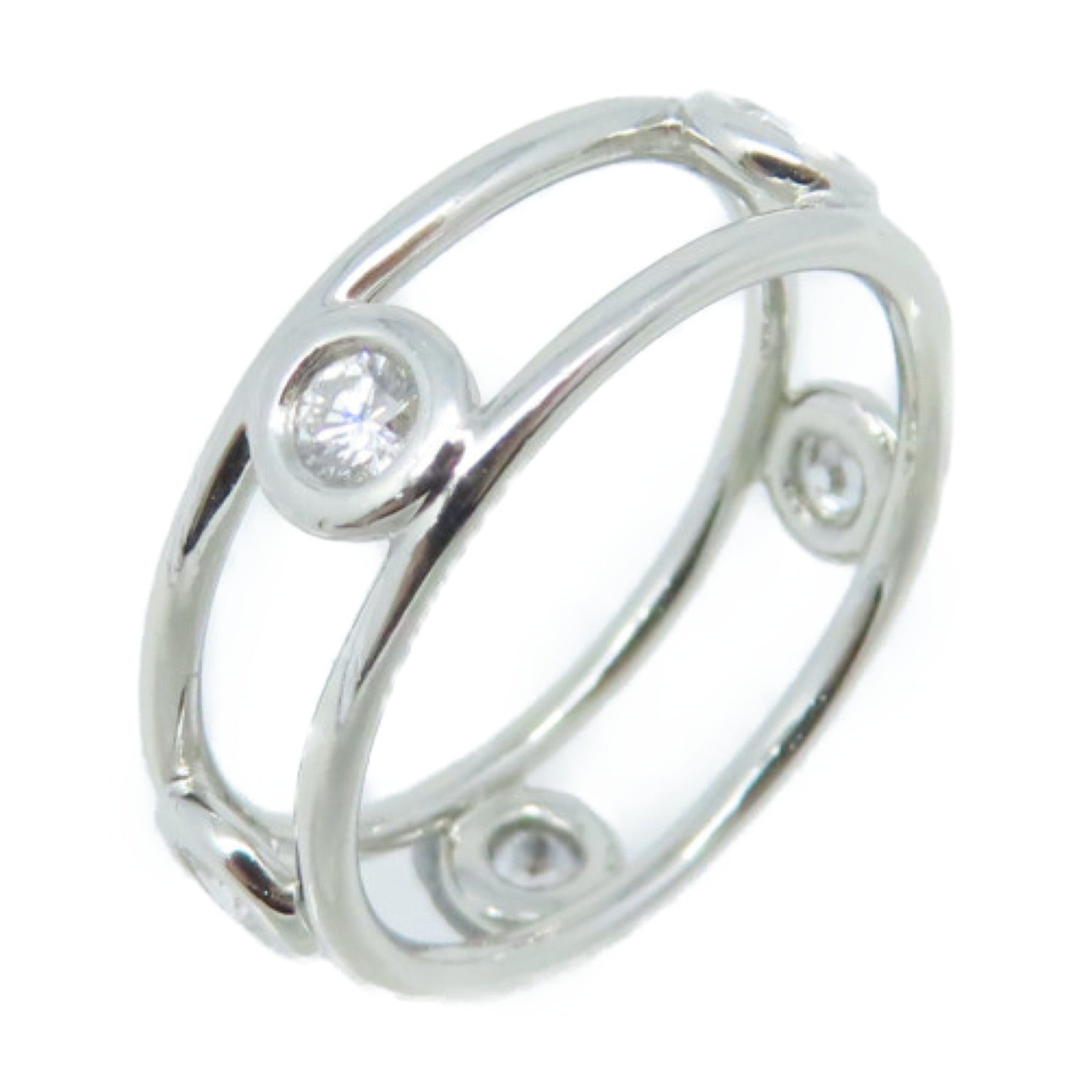 TIFFANY＆CO **【激減優惠】PT950鉑金/鑽石Diamond Ring戒指US#4.75