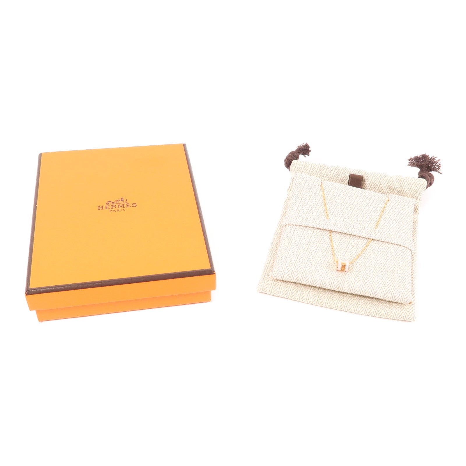 HERMES 金屬Mini Pop H項鍊