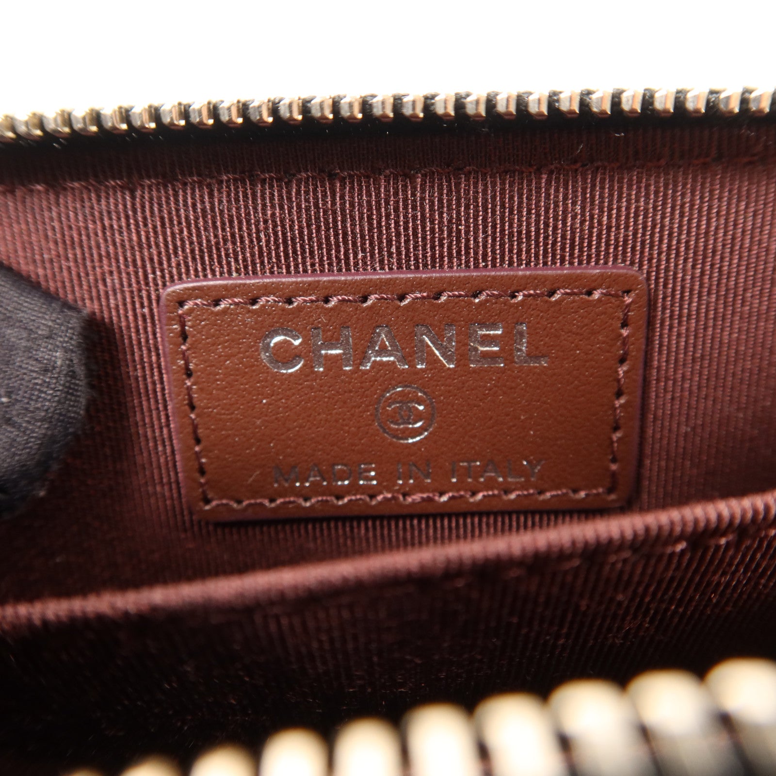 CHANEL 牛皮皮革Shoulder Bag銀扣鏈帶肩背袋