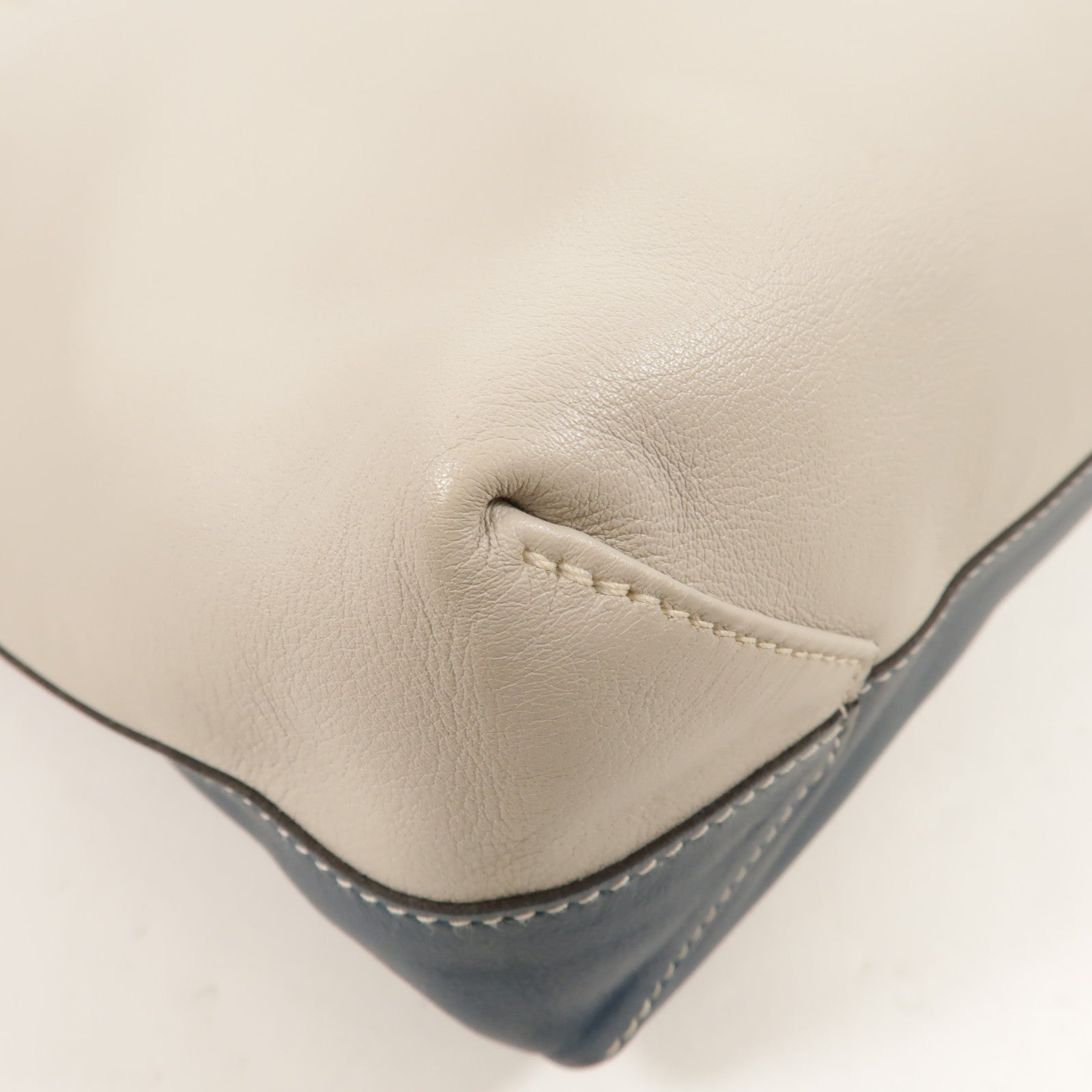 HERMES Swift皮革Double Sens 28肩背袋/手挽袋Colvert/Bleu Atoll